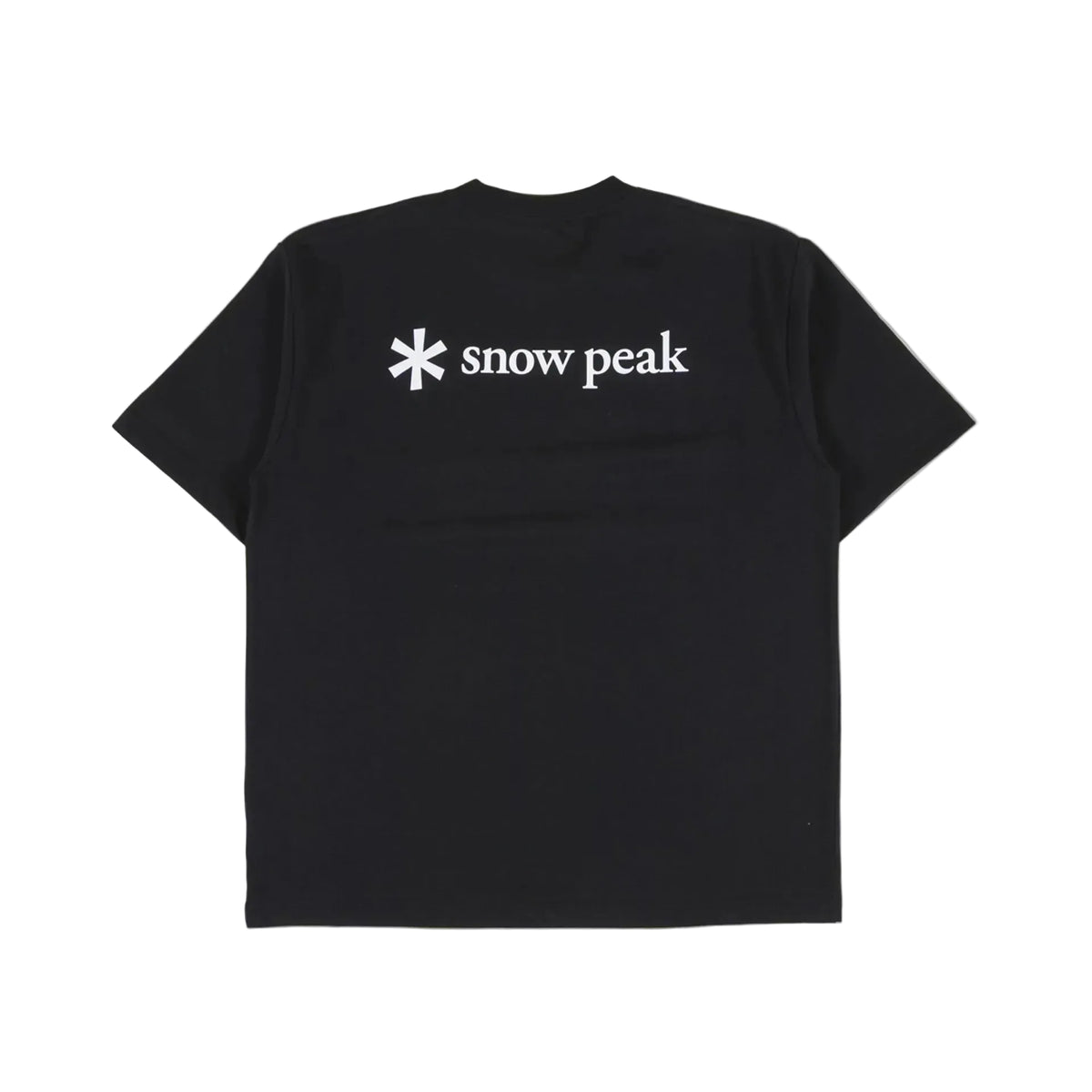 Snow Peak Back Printed Logo T-Shirt - Black