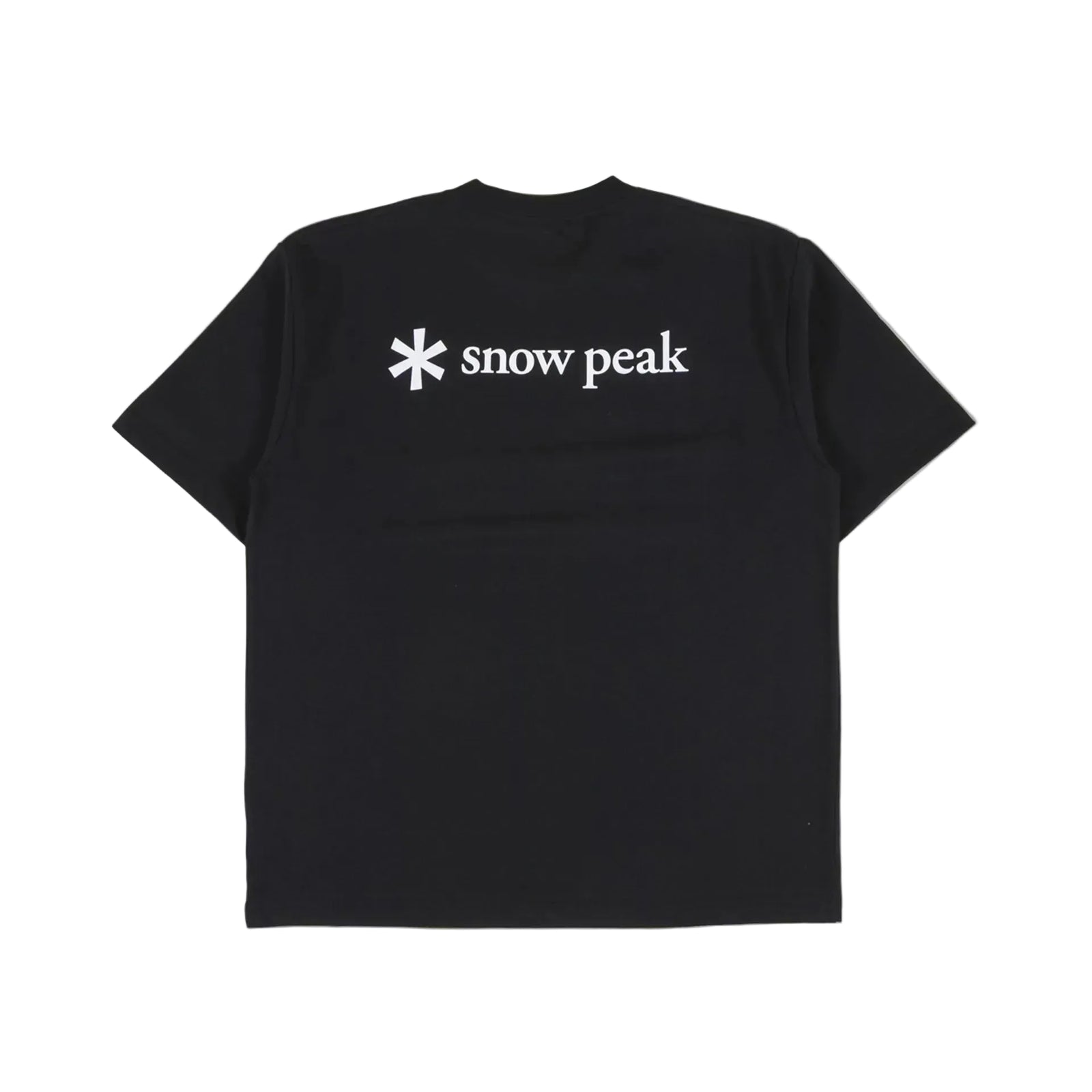 Snow Peak Back Printed Logo T-Shirt - Black
