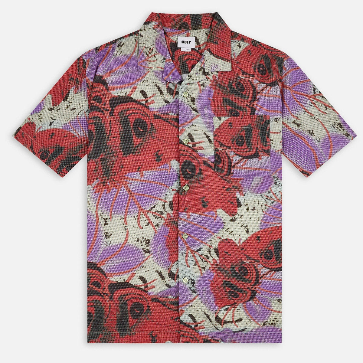 Obey Upshot Woven - Green Fig