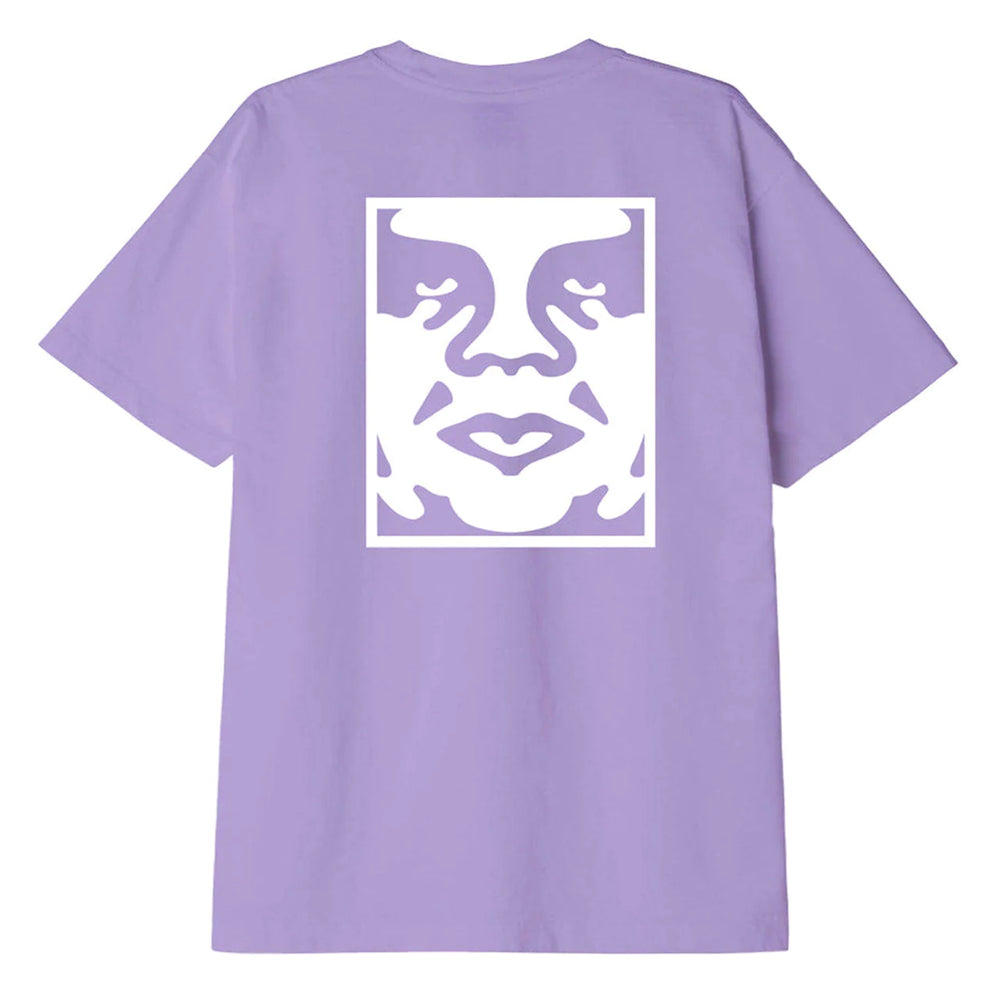 Obey Bold Icon Heavyweight T-Shirt - Digital Lavender