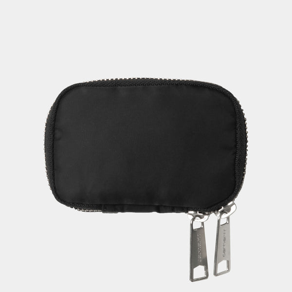Buy the Carhartt WIP Otley Wallet Black Jingo Clothing