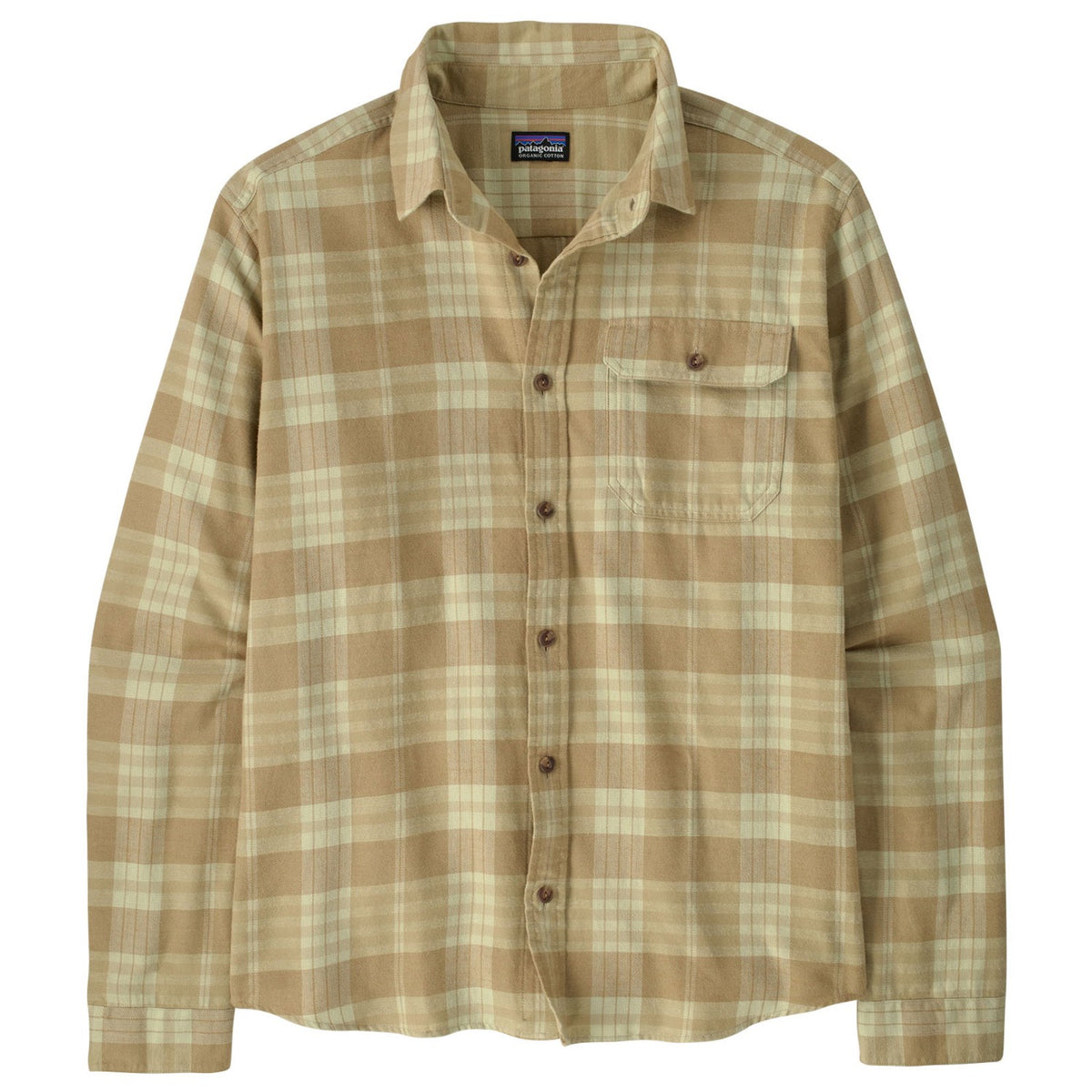 Patagonia LW Fjord Flannel - Builder / Weathered Stone