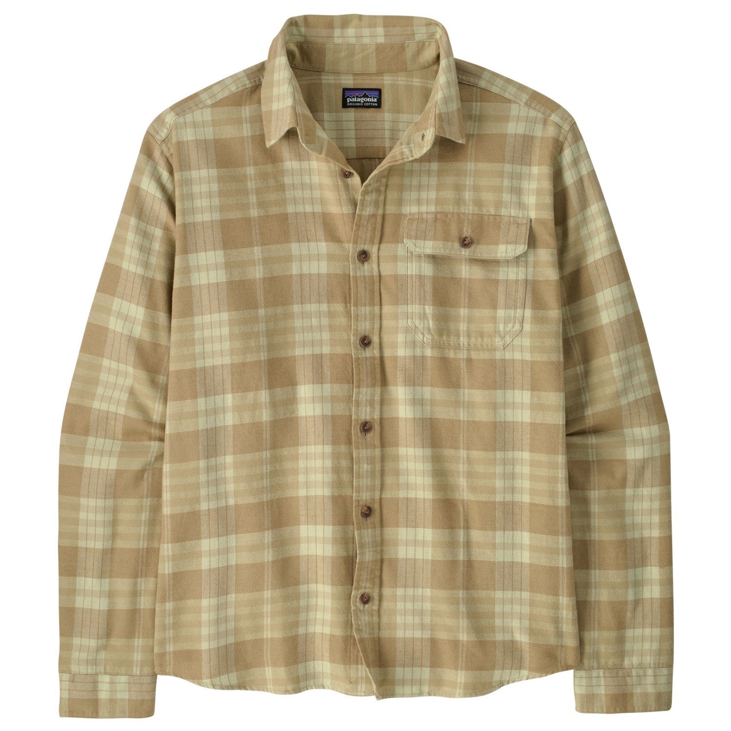 Patagonia LW Fjord Flannel - Builder / Weathered Stone