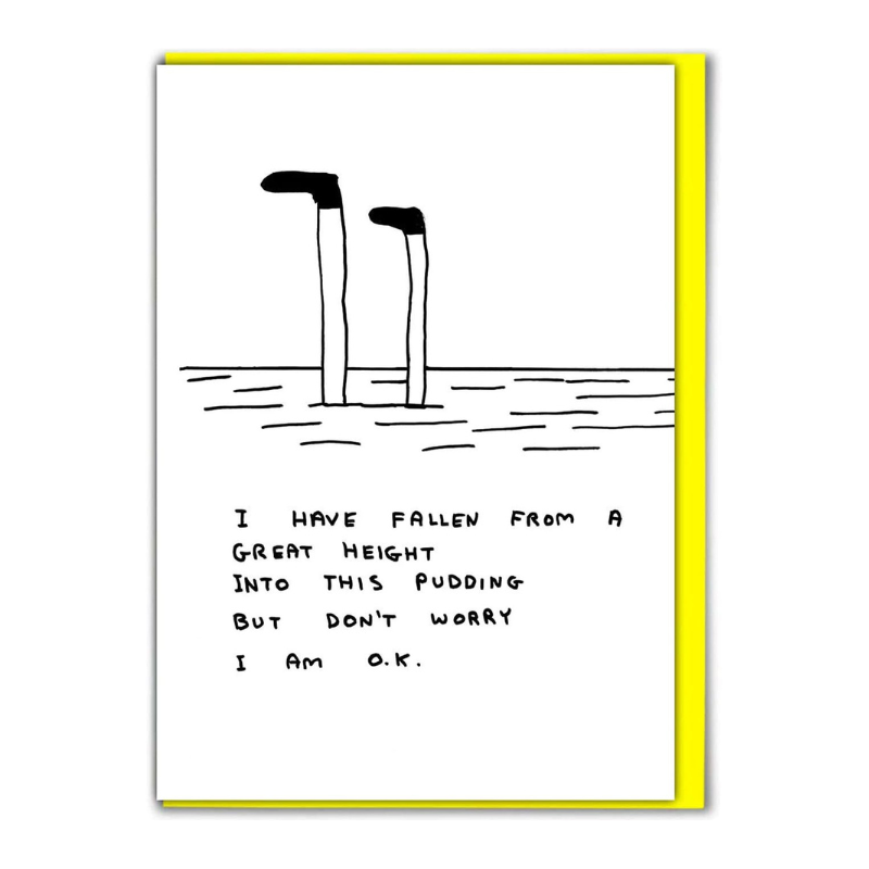 David Shrigley Cards - Pudding
