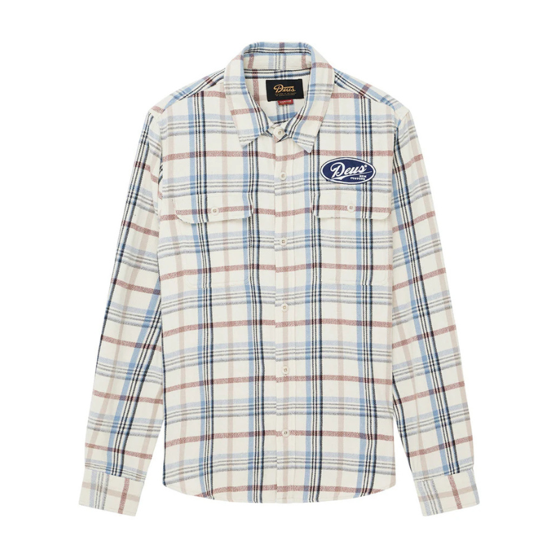 Deus Vacay Check Shirt - Natural Check