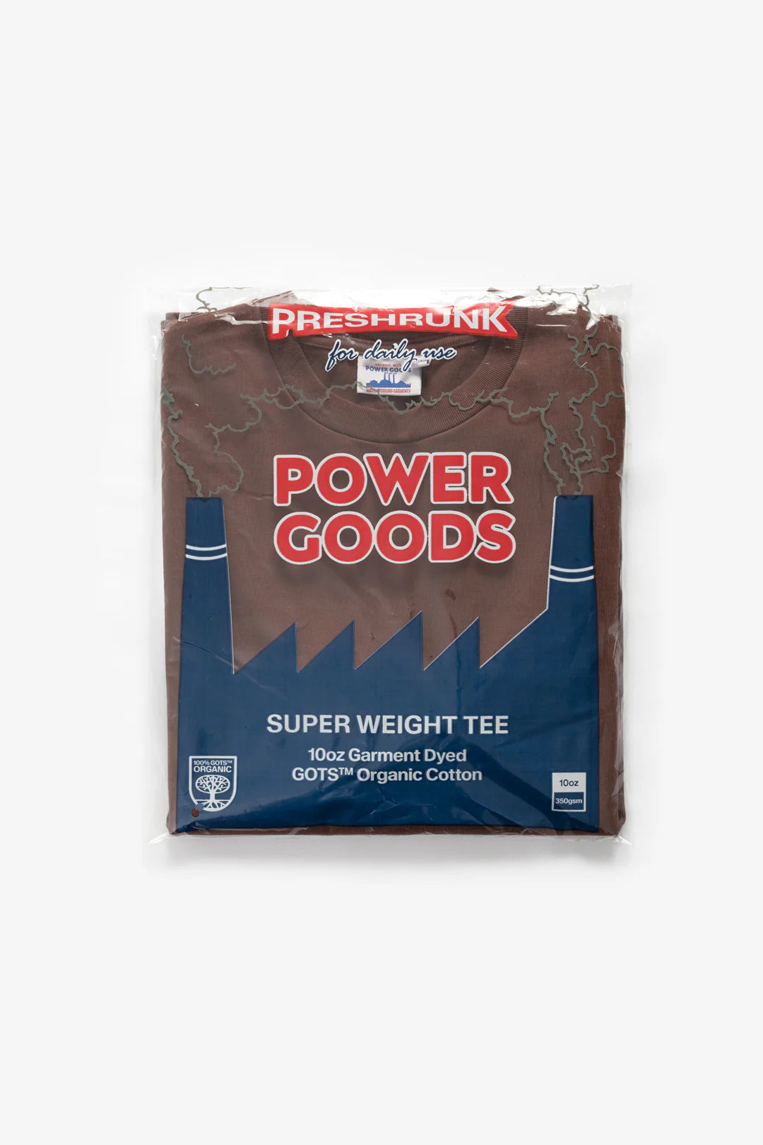 Power Goods Super Weight T-Shirt - Brown