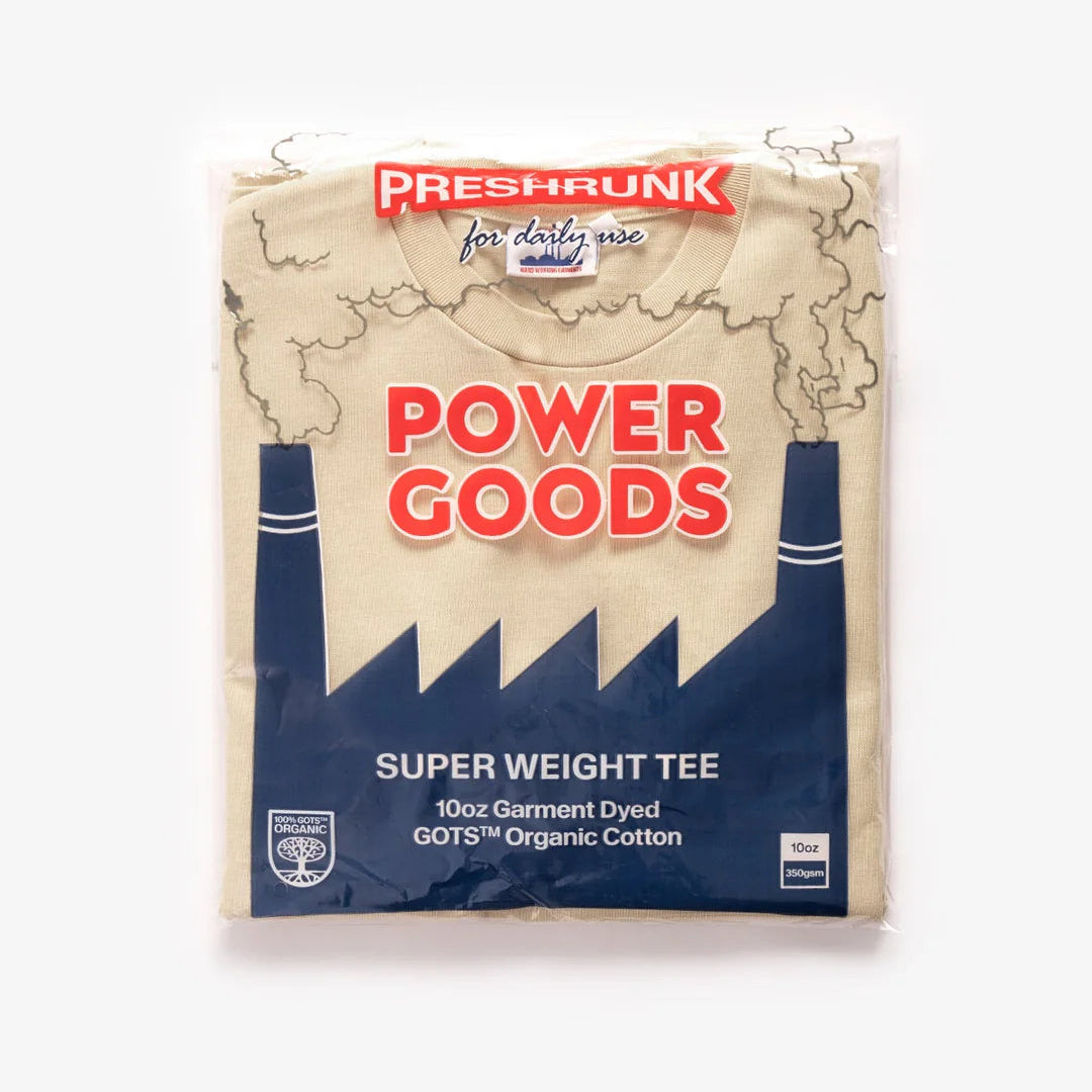 Power Goods Super Weight T-Shirt - Khaki