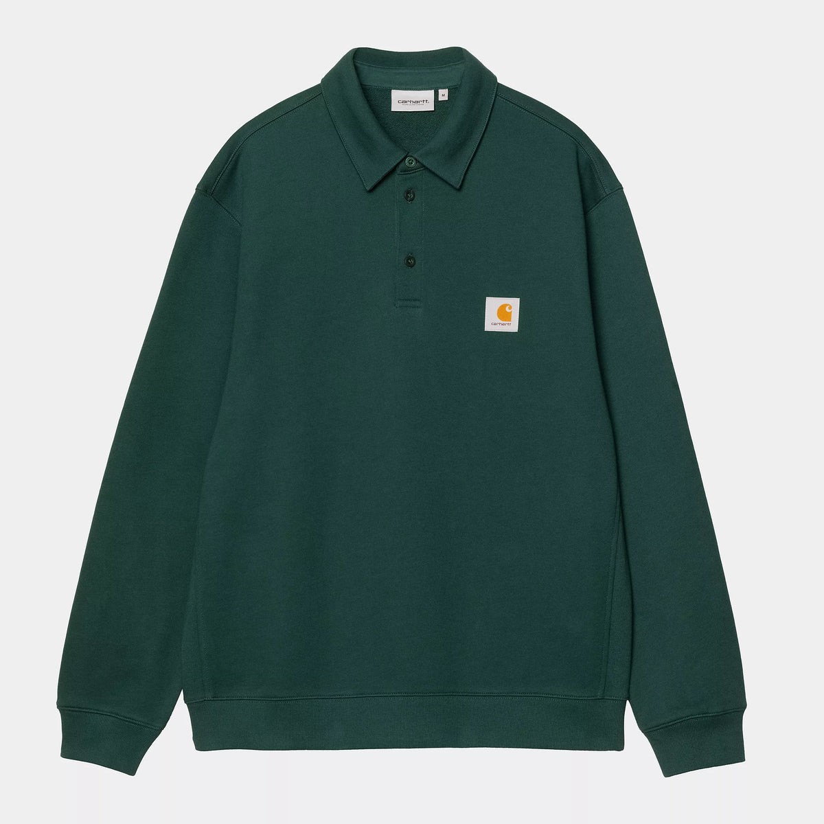 Carhartt WIP Polo Sweat - Dark Fir