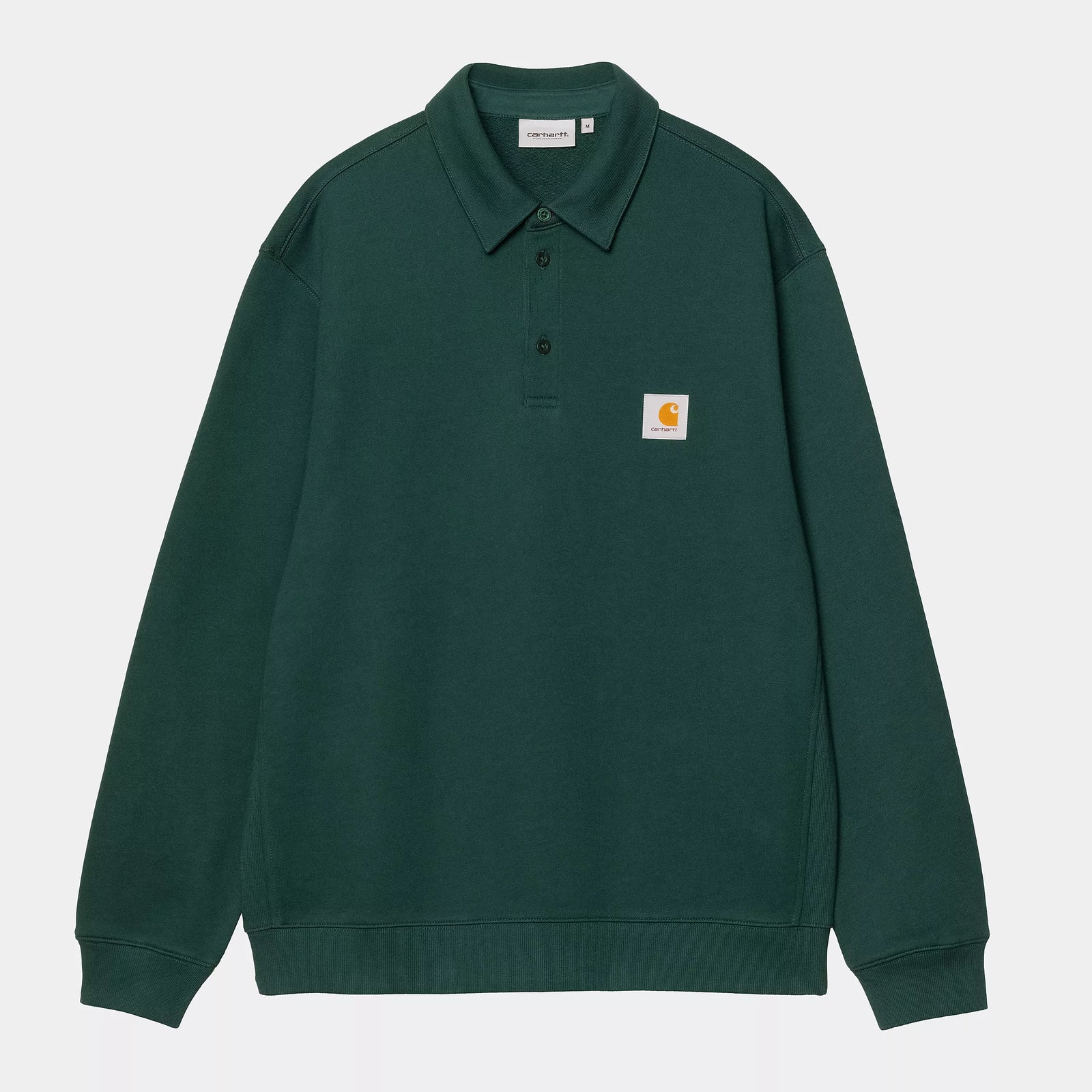 Carhartt WIP Polo Sweat - Dark Fir