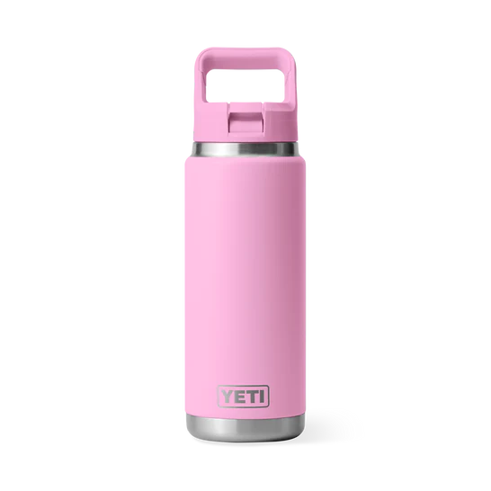 Yeti Rambler Straw Bottle 26oz - Power Pink