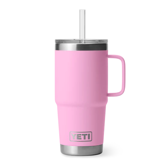 Yeti Rambler 25oz Straw Mug - Power Pink