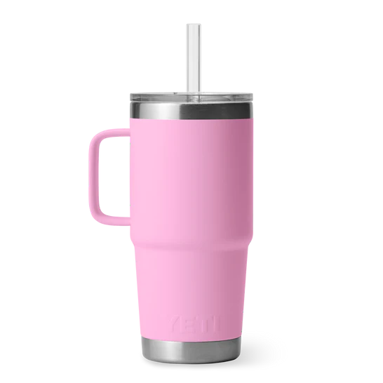 Yeti Rambler 25oz Straw Mug - Power Pink