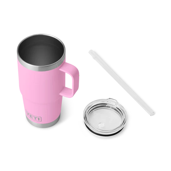 Yeti Rambler 25oz Straw Mug - Power Pink
