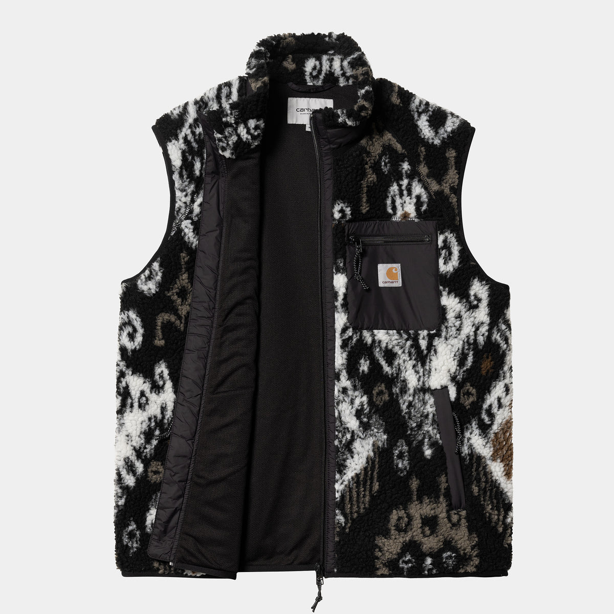 Carhartt WIP Prentis Vest Liner - Black / Black