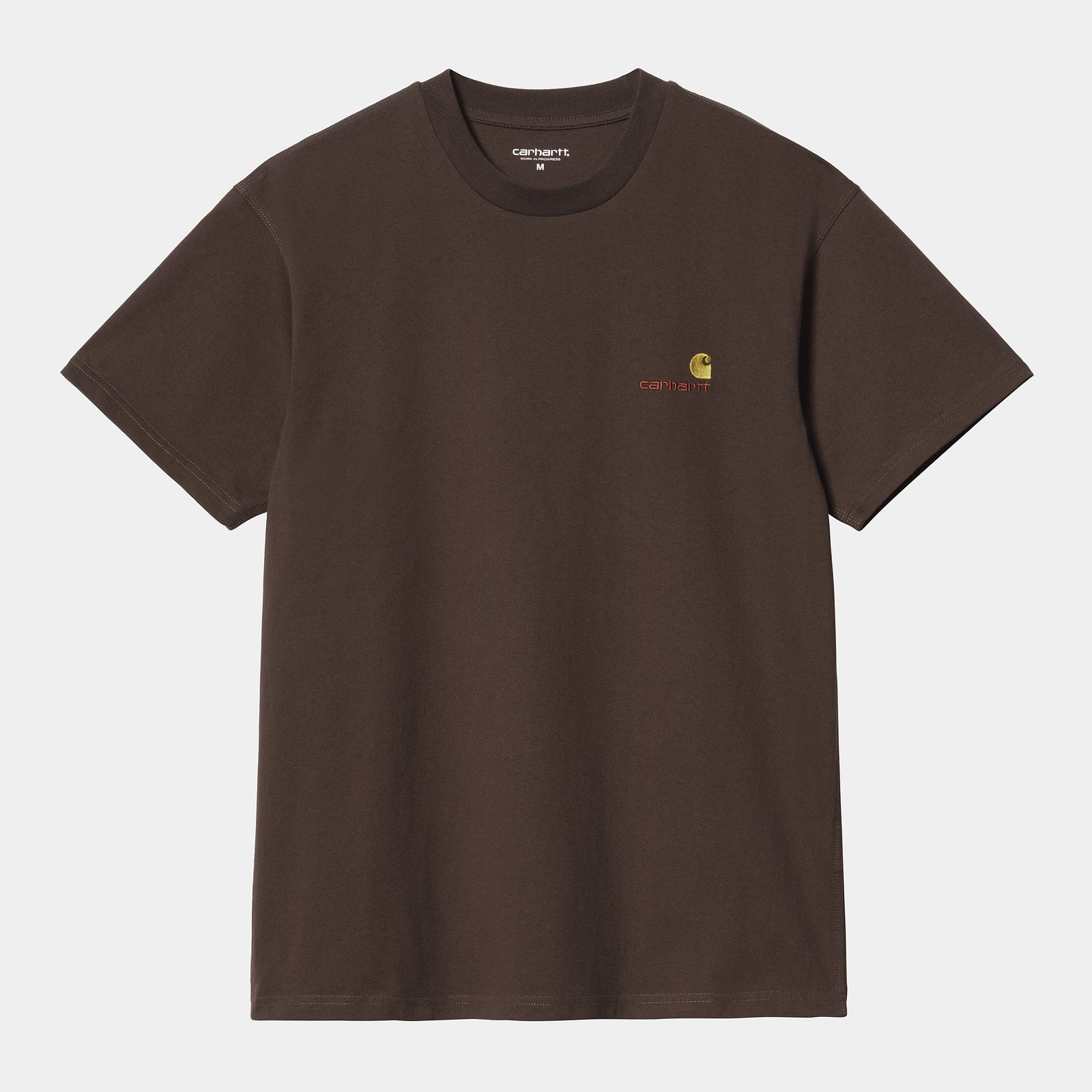 Carhartt WIP American Script T-Shirt - Tobacco