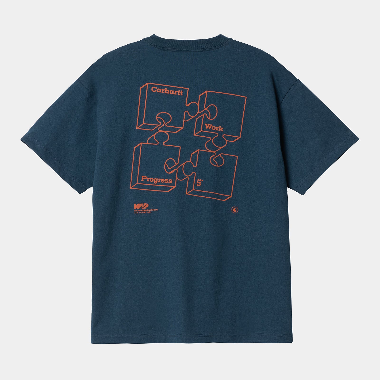 Carhartt WIP Assemble T-Shirt - Squid / Brick
