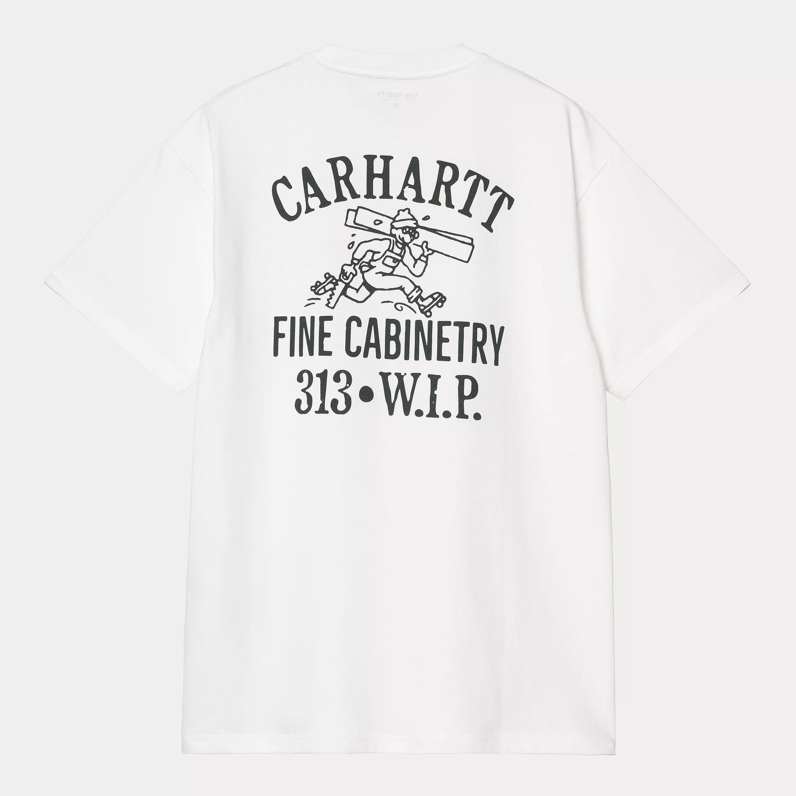 Carhartt WIP Cabinetry T-Shirt - White / Black