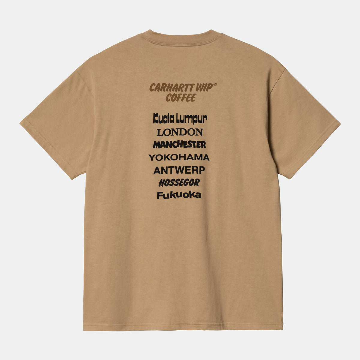 Carhartt WIP Coffee T-Shirt - Dusty H Brown