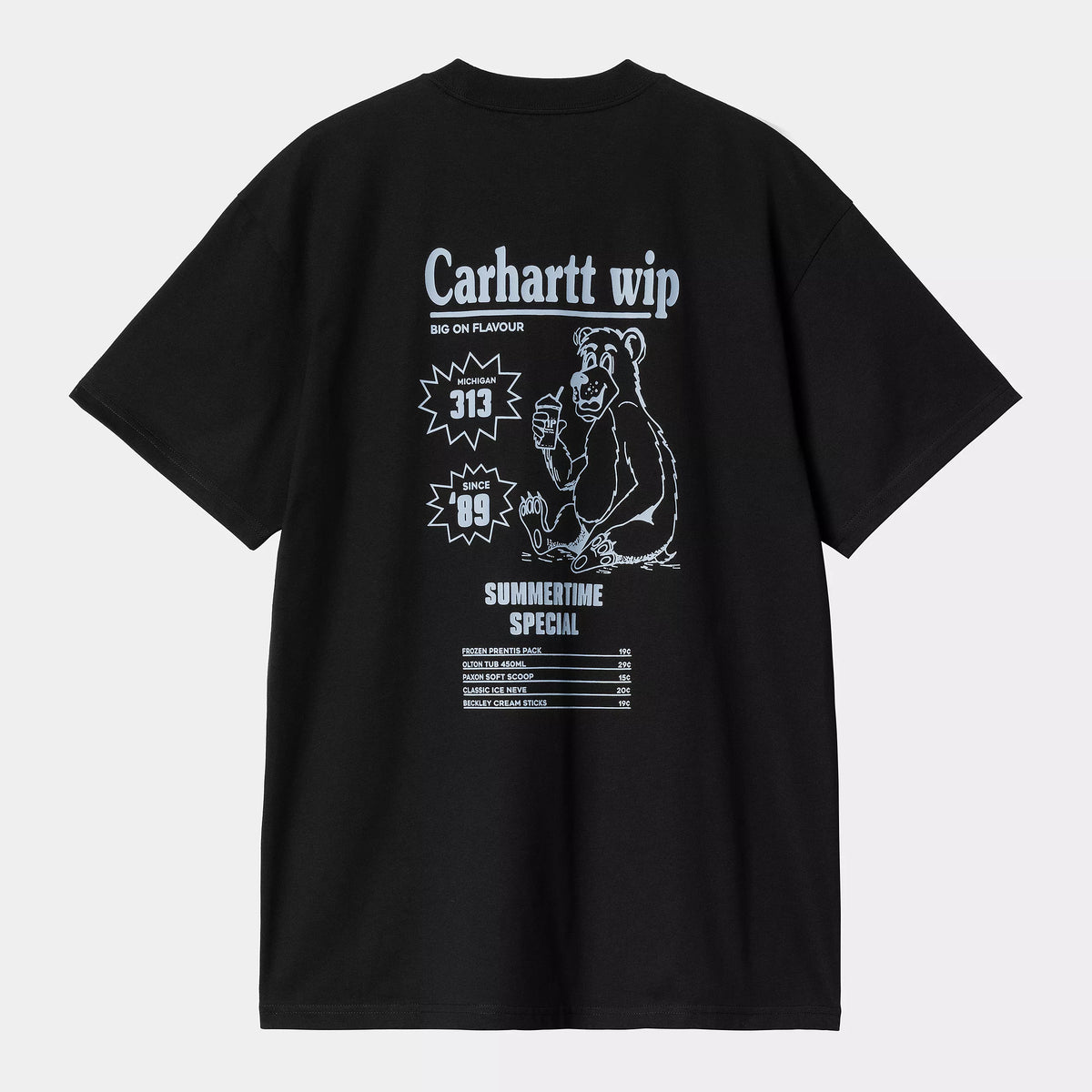 Carhartt WIP Catalogue T-Shirt - Black / Bluebird