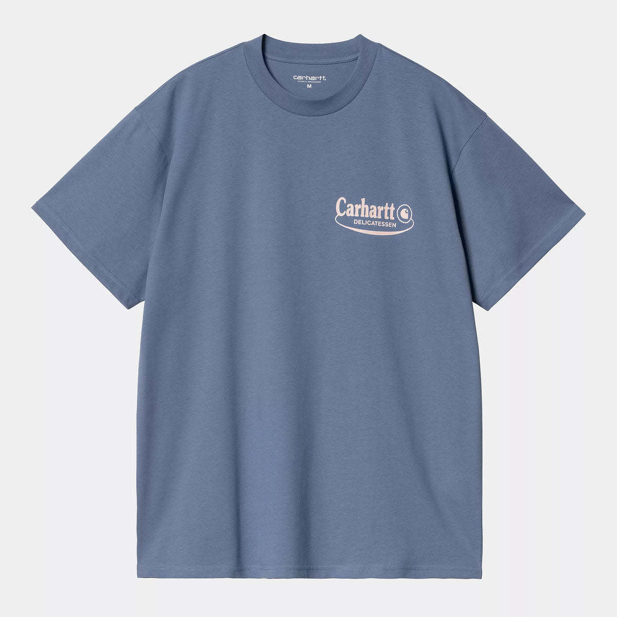 Carhartt WIP Catalogue T-Shirt - Blue Iris / Air Pink