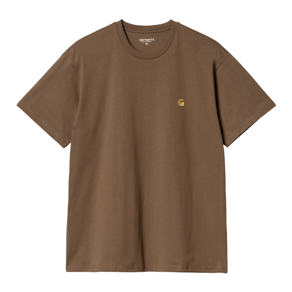 Carhartt WIP Chase T-Shirt - Chocolate / Gold