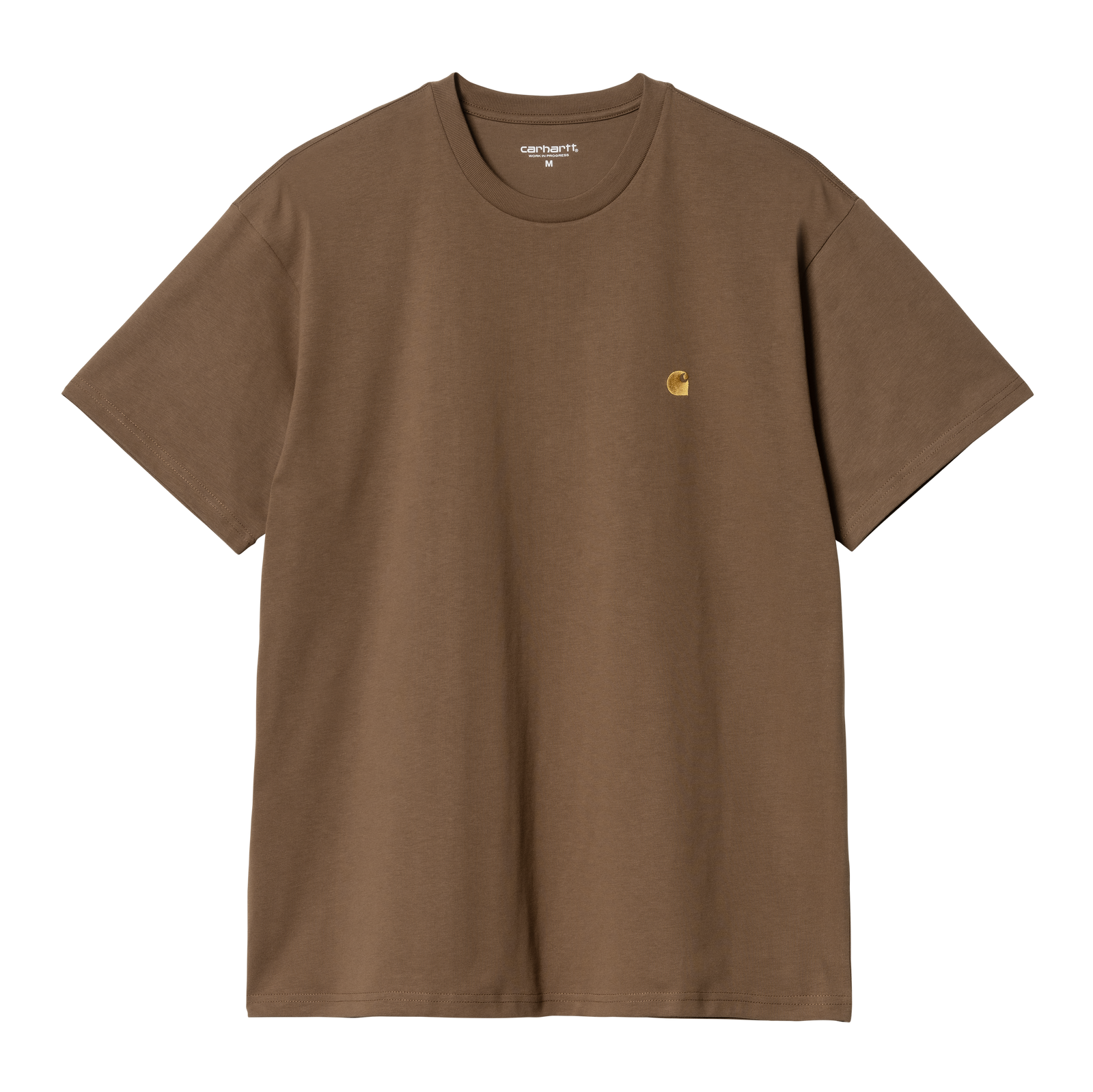 Carhartt WIP Chase T-Shirt - Chocolate / Gold