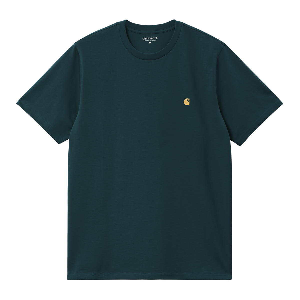 Carhartt WIP Chase T-Shirt - Duck Blue / Gold