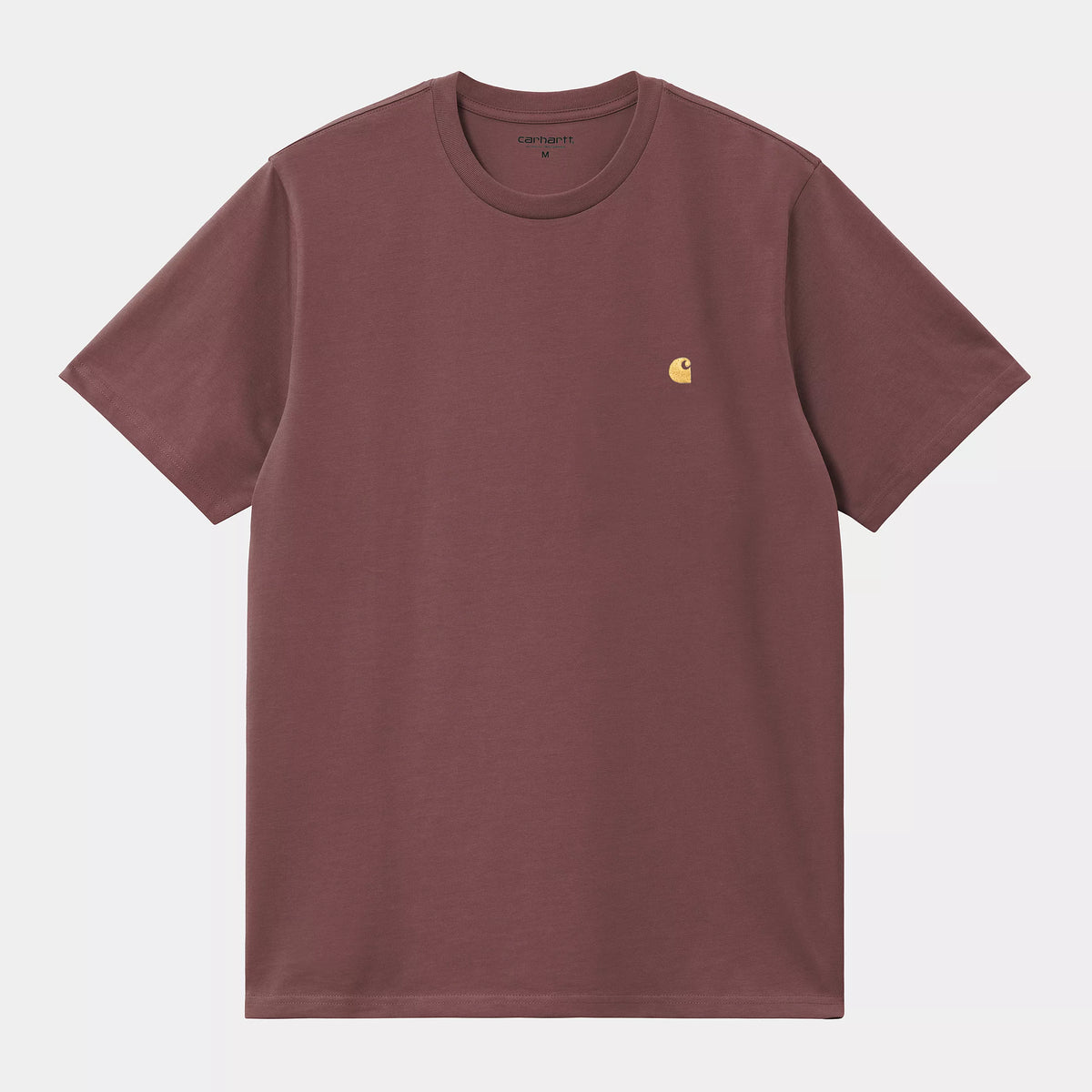 Carhartt WIP Chase T-Shirt - Dusky Pink / Gold