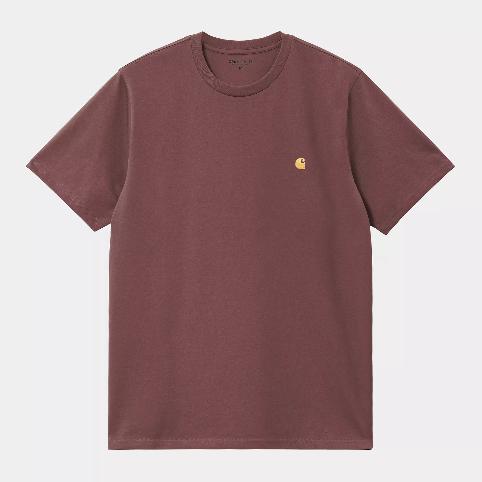 Carhartt WIP Chase T-Shirt - Dusky Pink / Gold