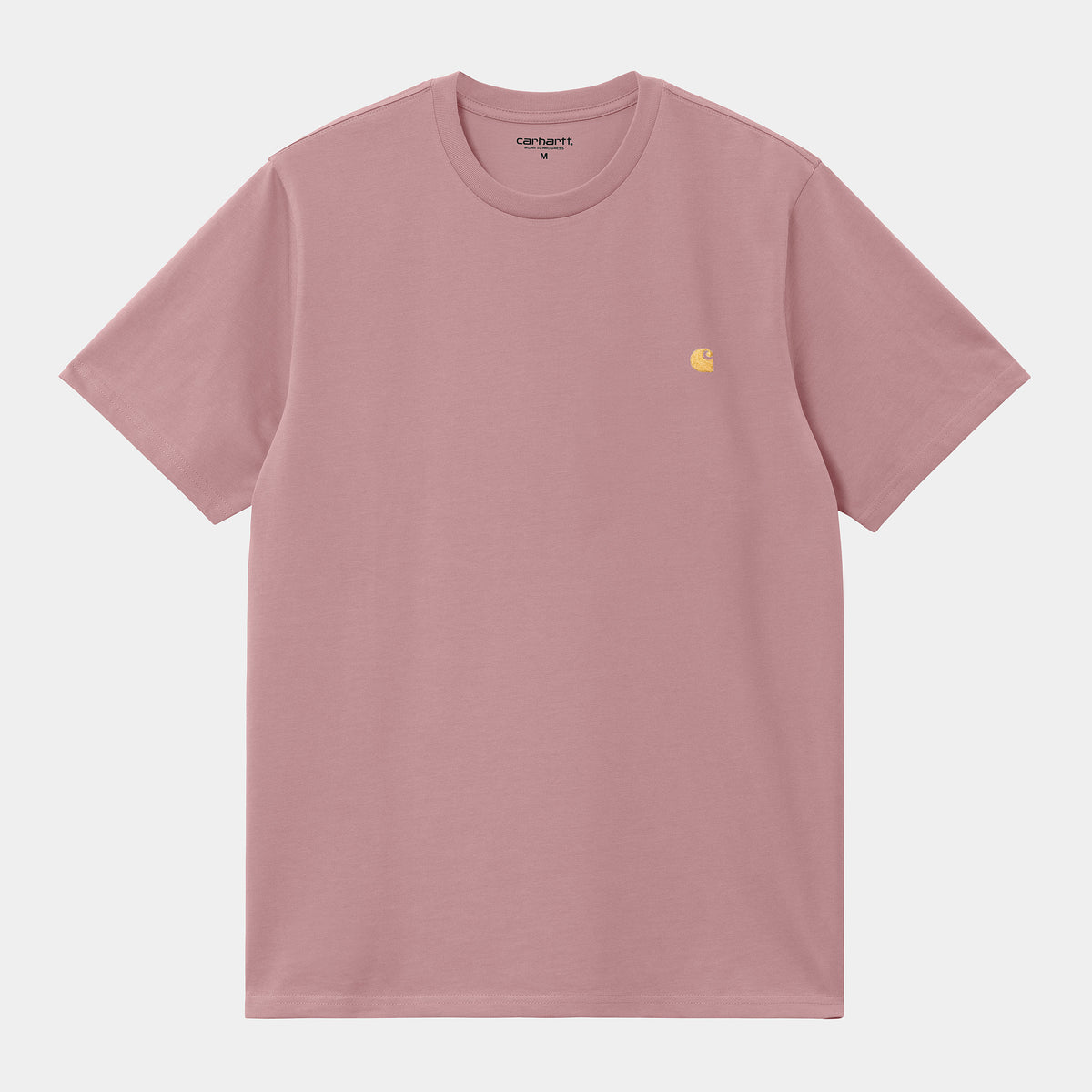 Carhartt WIP Chase T-Shirt - Glassy Pink / Gold