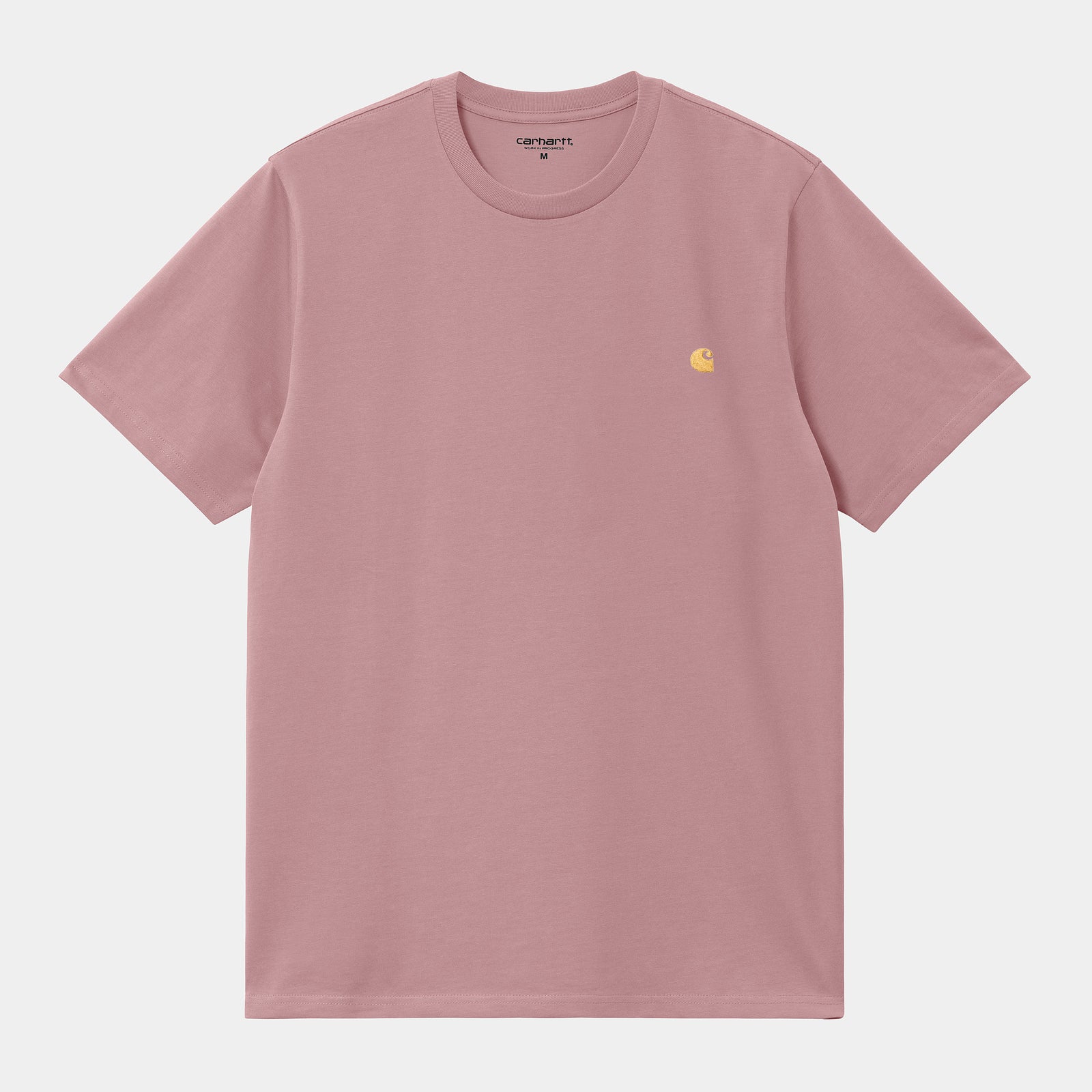 Carhartt WIP Chase T-Shirt - Glassy Pink / Gold
