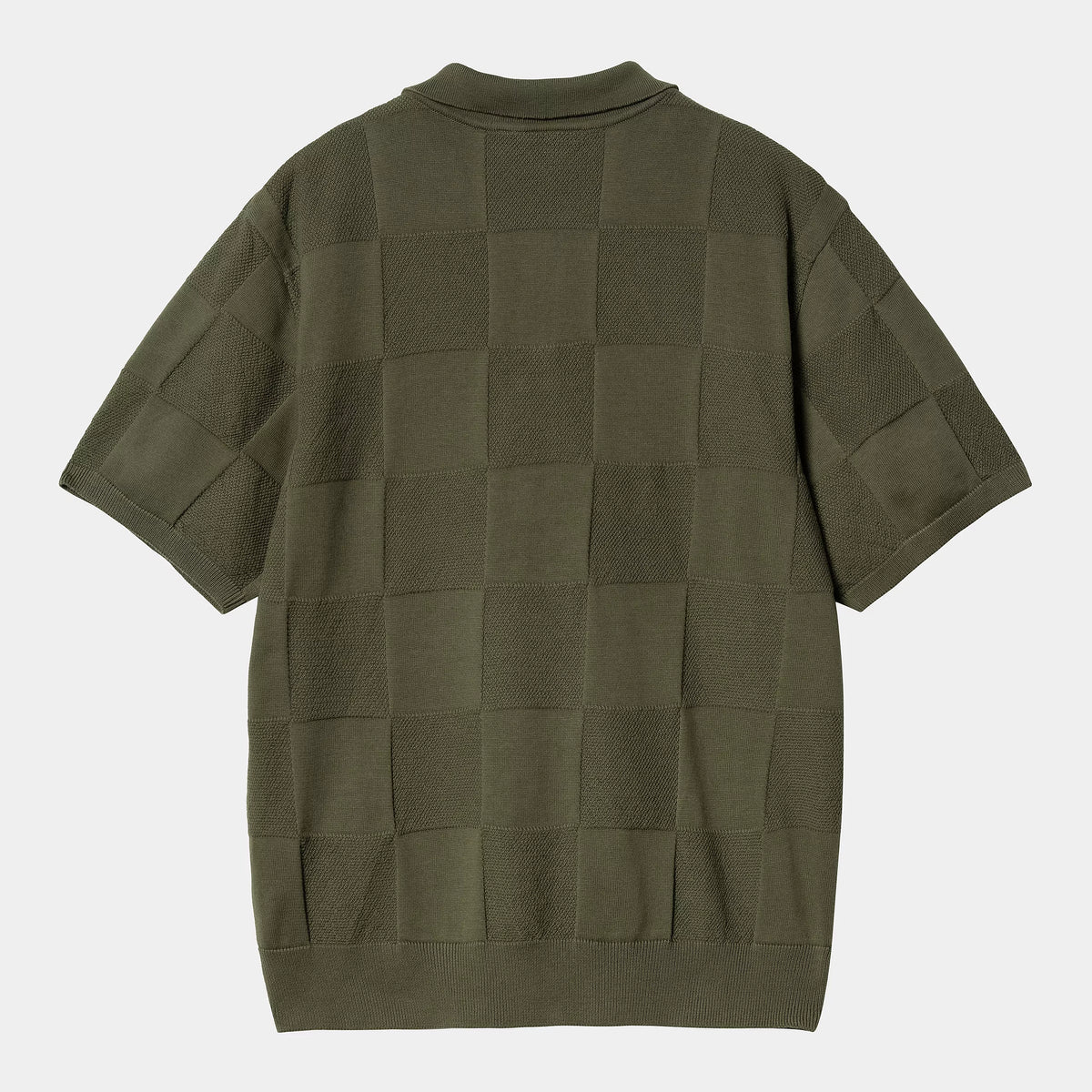 Carhartt WIP Checker Polo - Dollar Green