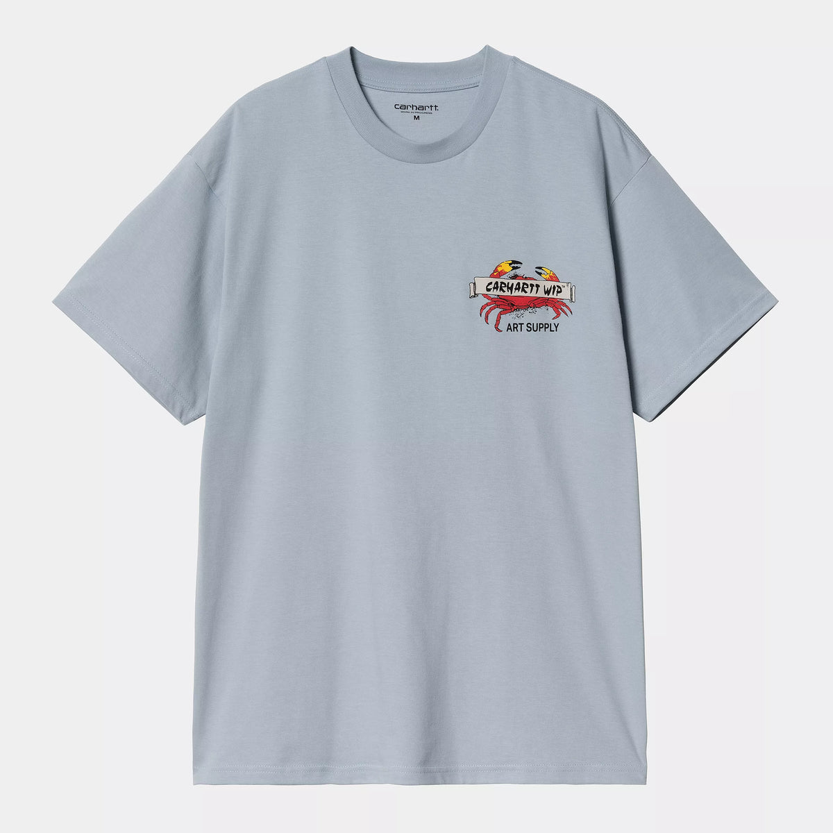 Carhartt WIP Crab Paint T-Shirt - Frosted Blue