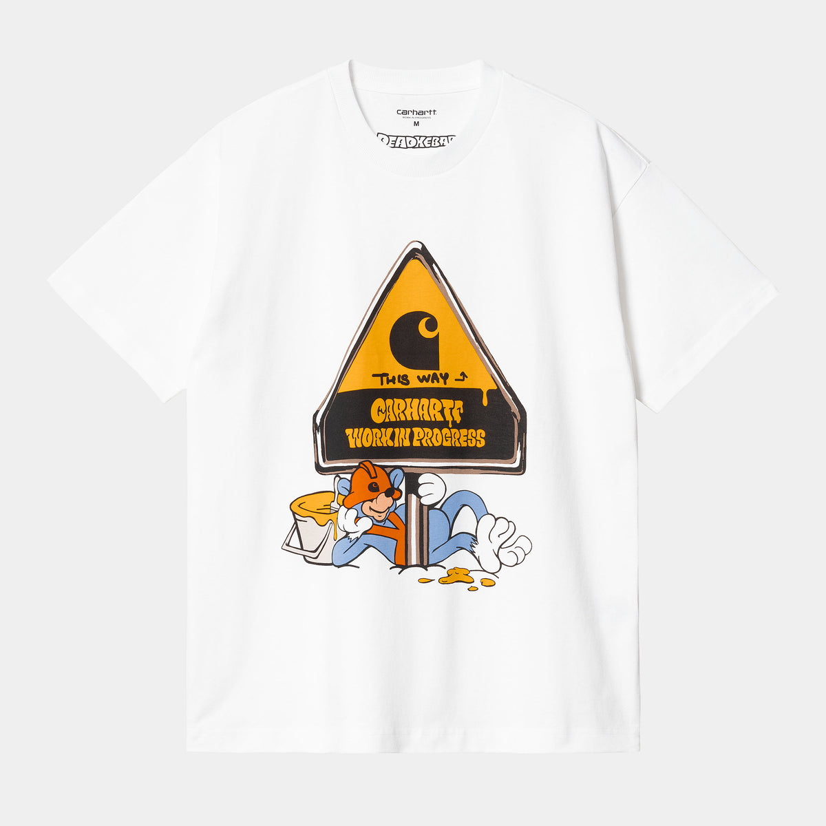 Carhartt WIP Deadkebeb Workin On It T-Shirt - White