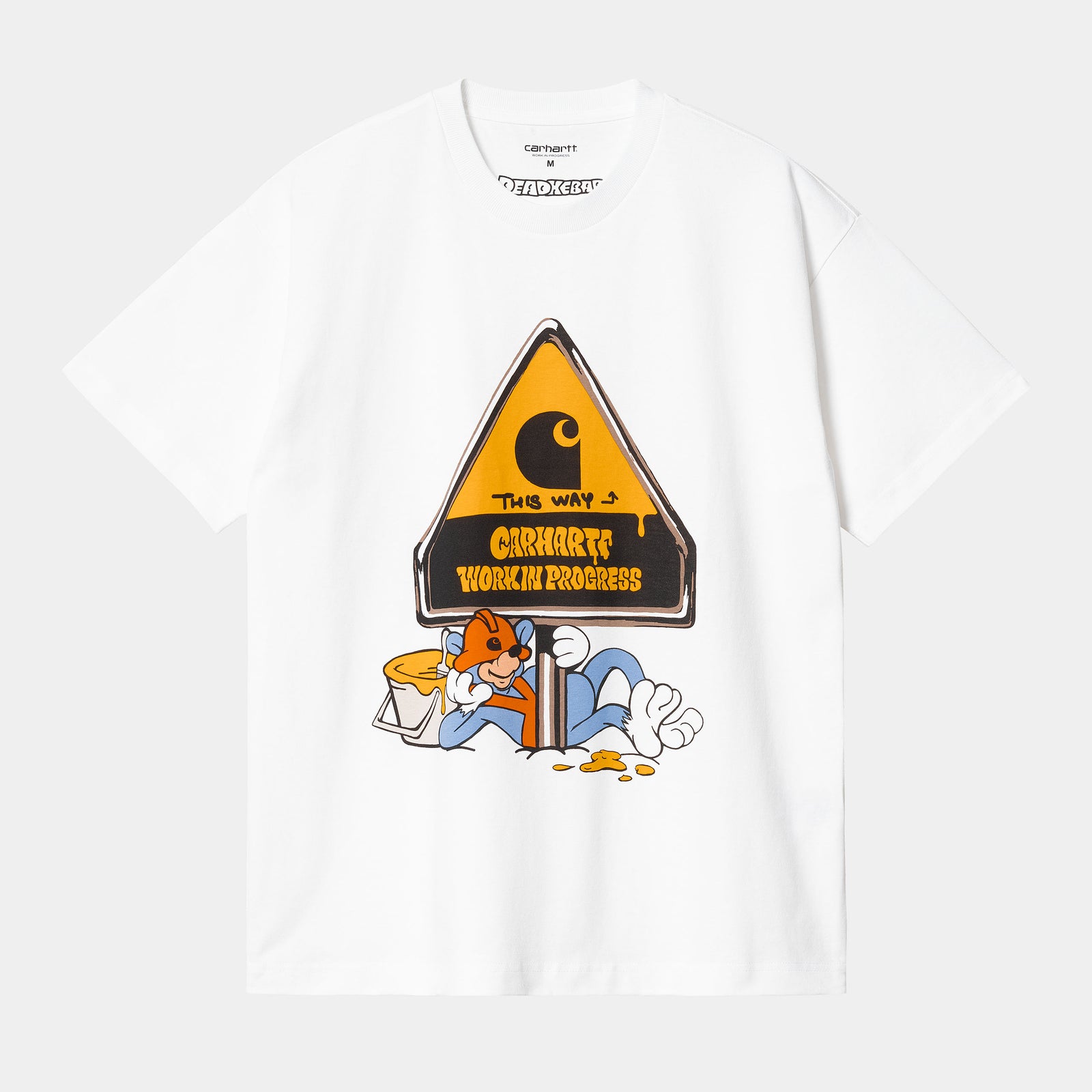 Carhartt WIP Deadkebeb Workin On It T-Shirt - White