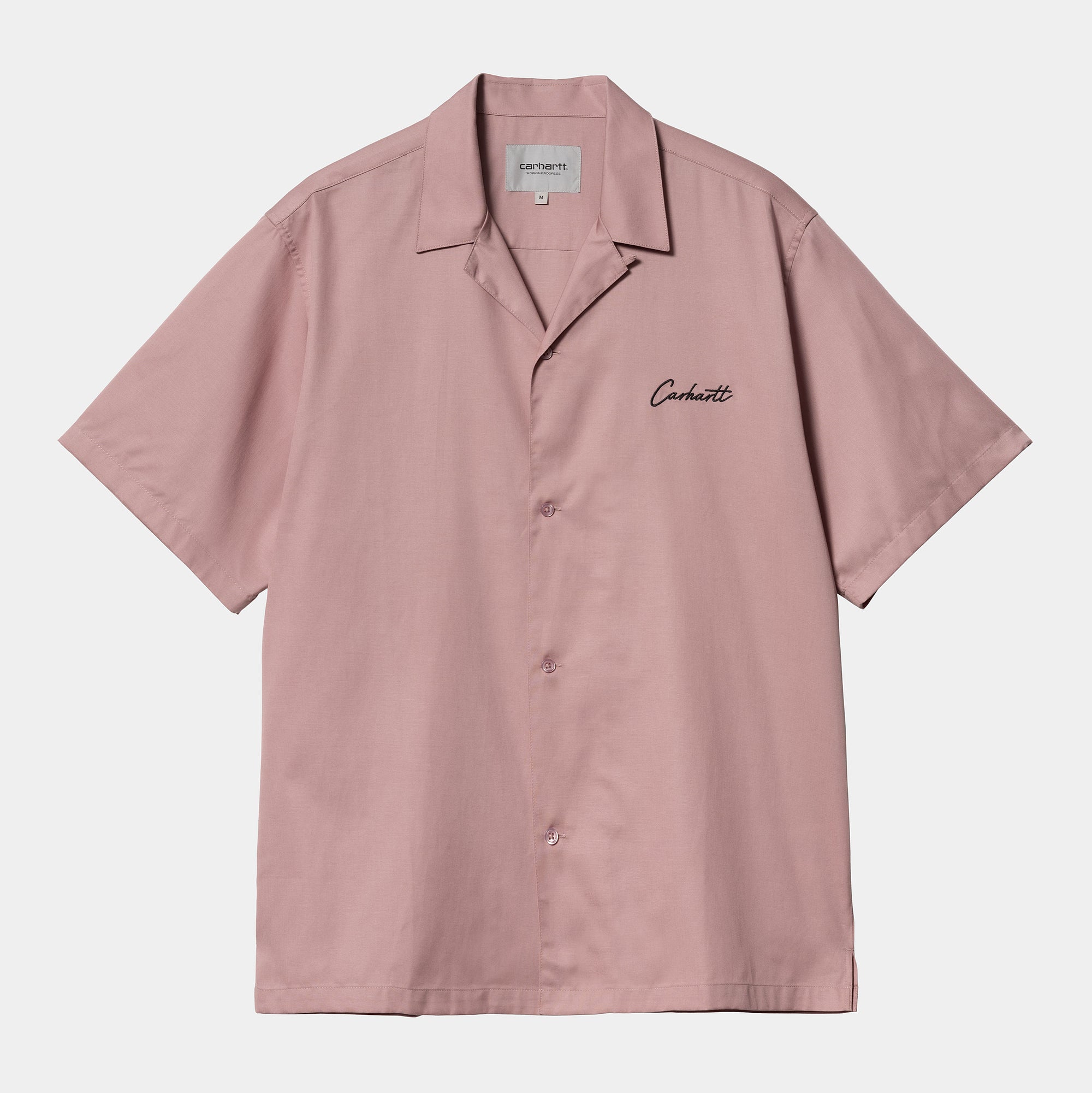 Carhartt WIP Delray Shirt - Glassy Pink / Black