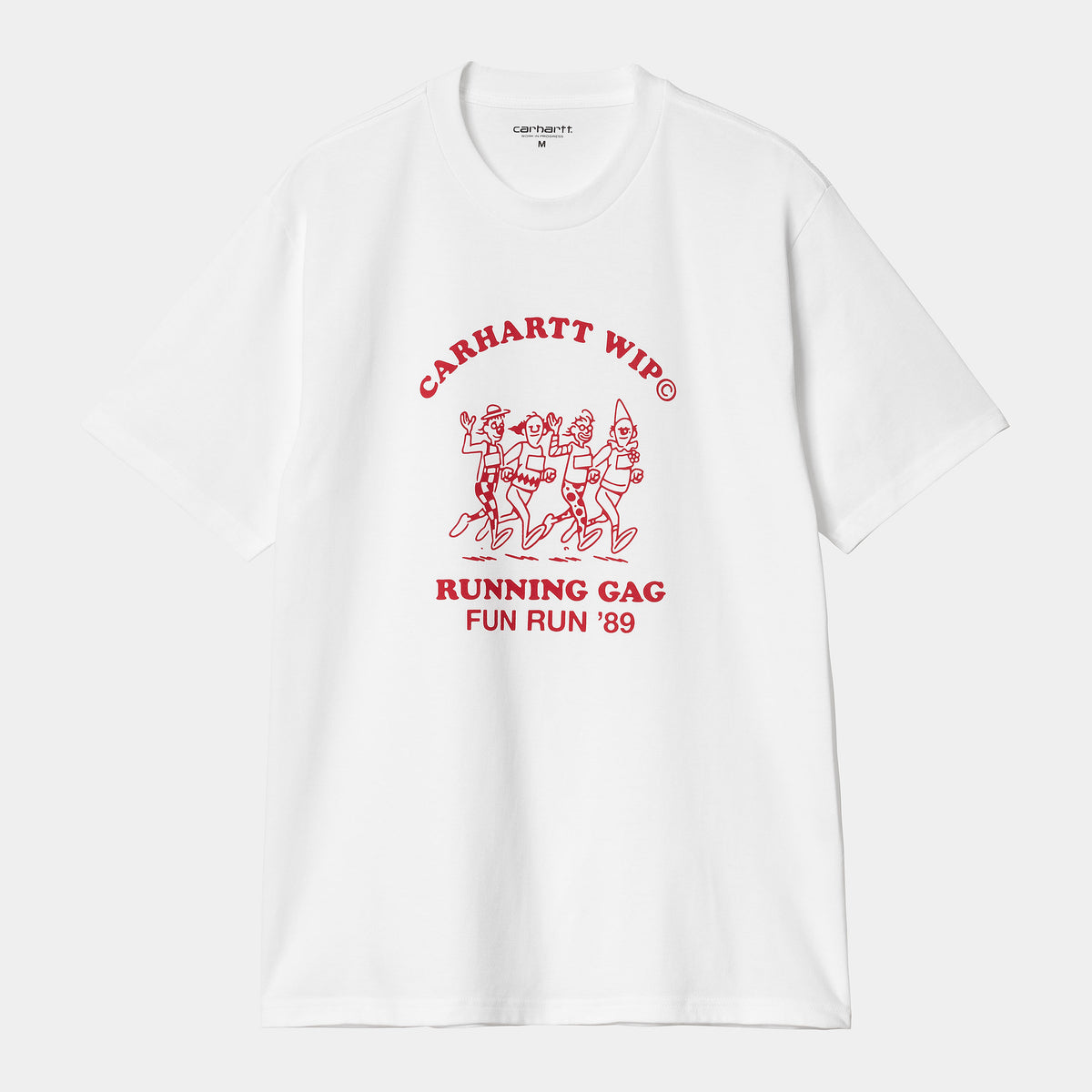 Carhartt WIP Fun Run T-Shirt - White / Red