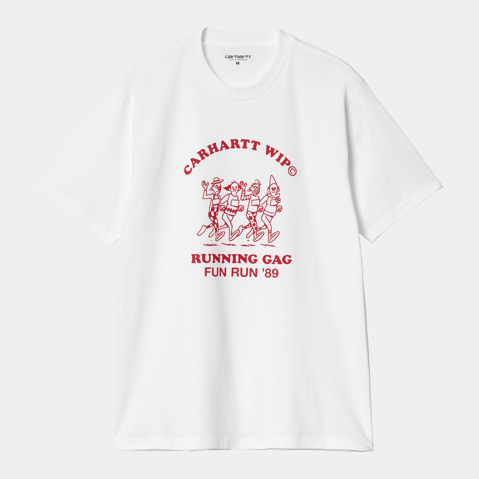 Carhartt WIP Fun Run T-Shirt - White / Red