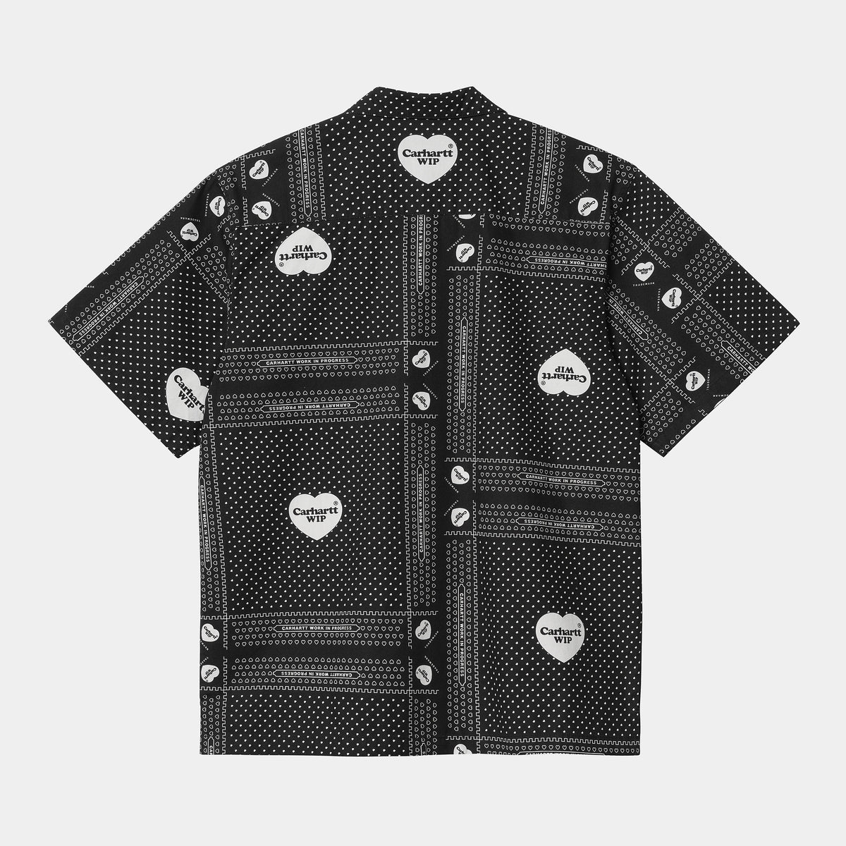 Carhartt WIP Heart Bandana Shirt - Black