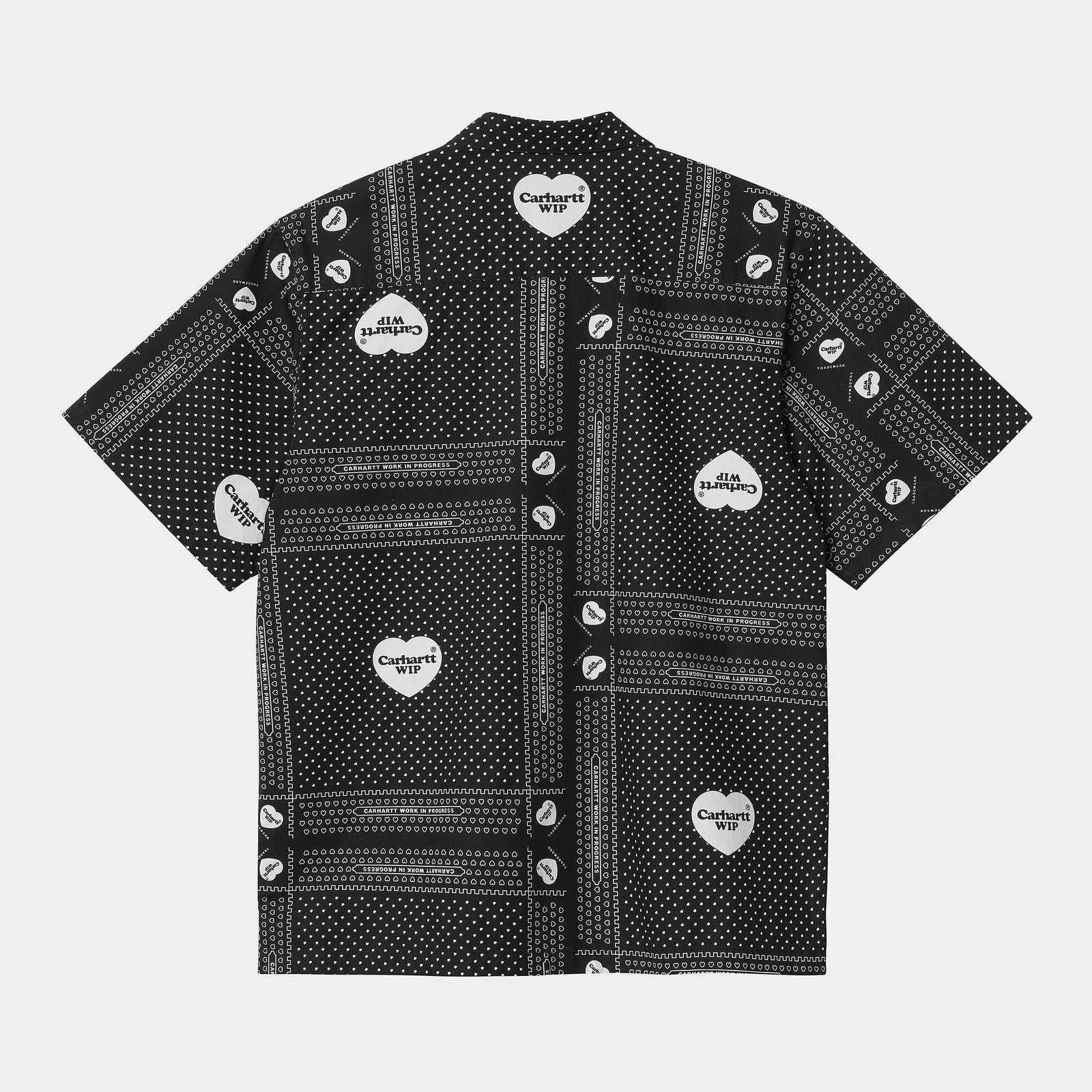 Carhartt WIP Heart Bandana Shirt - Black