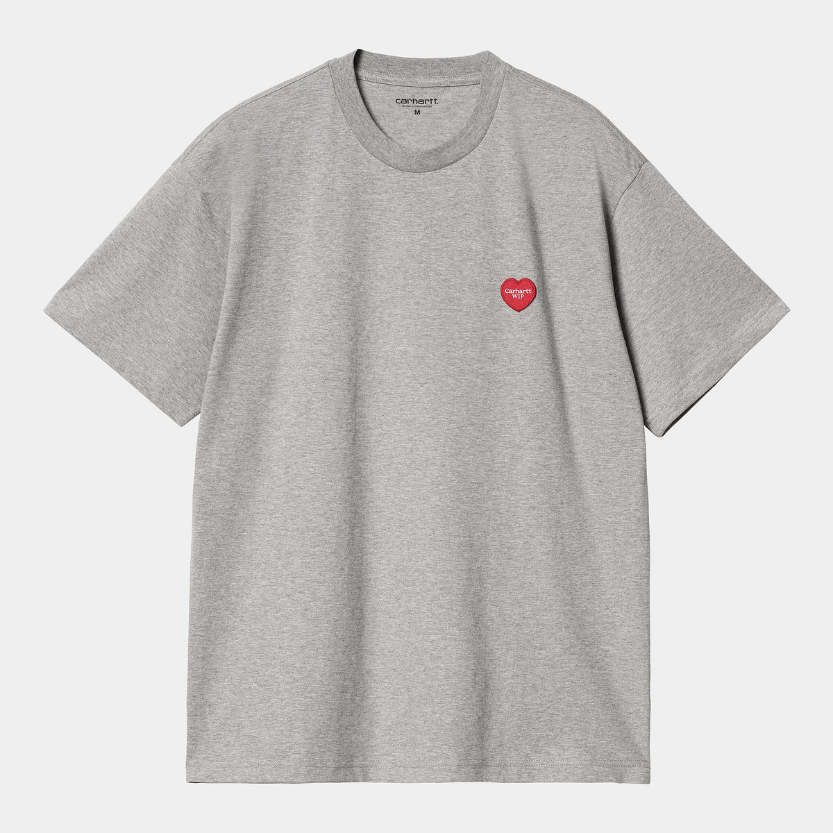 Carhartt WIP Heart Patch T-Shirt - Grey Heather