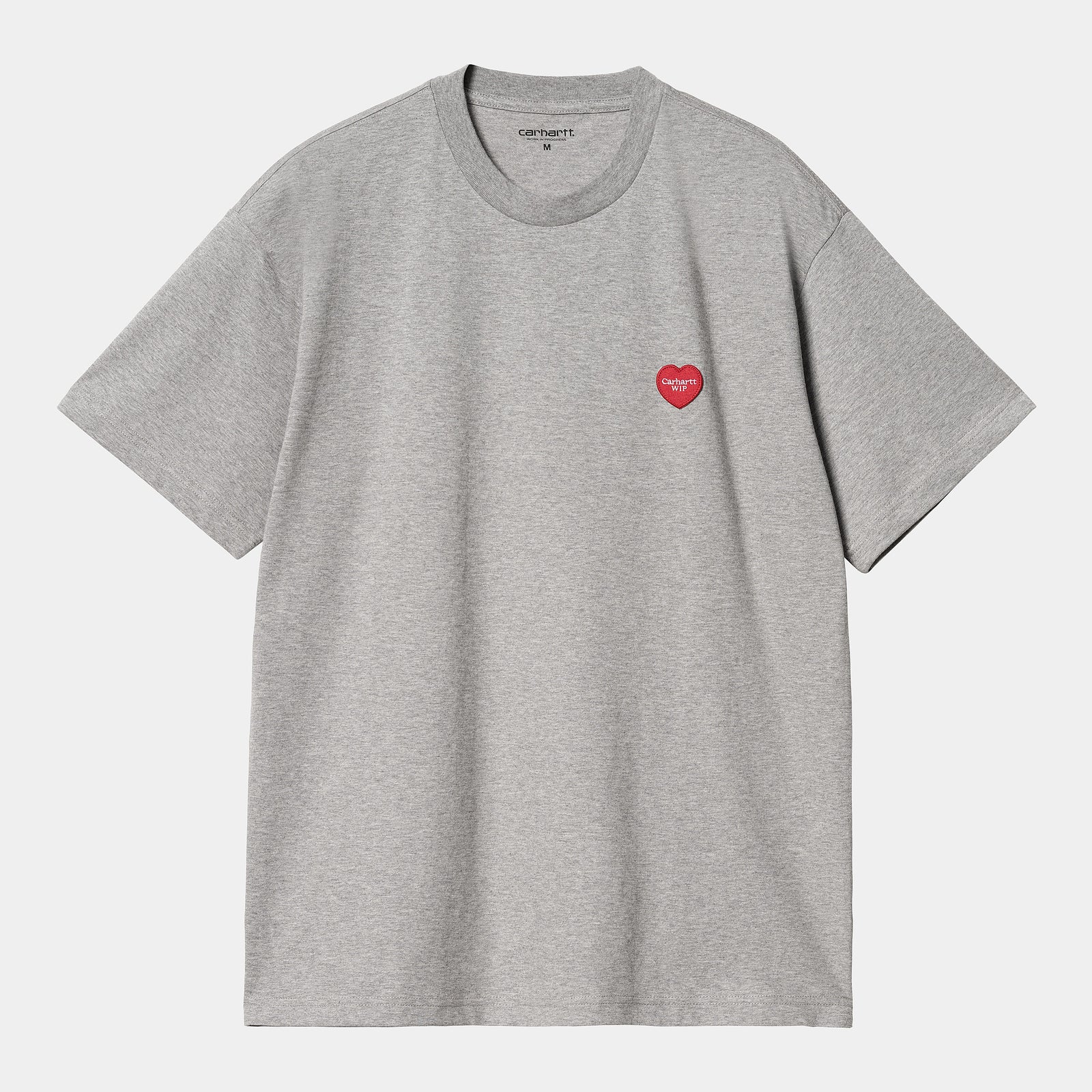 Carhartt WIP Heart Patch T-Shirt - Grey Heather