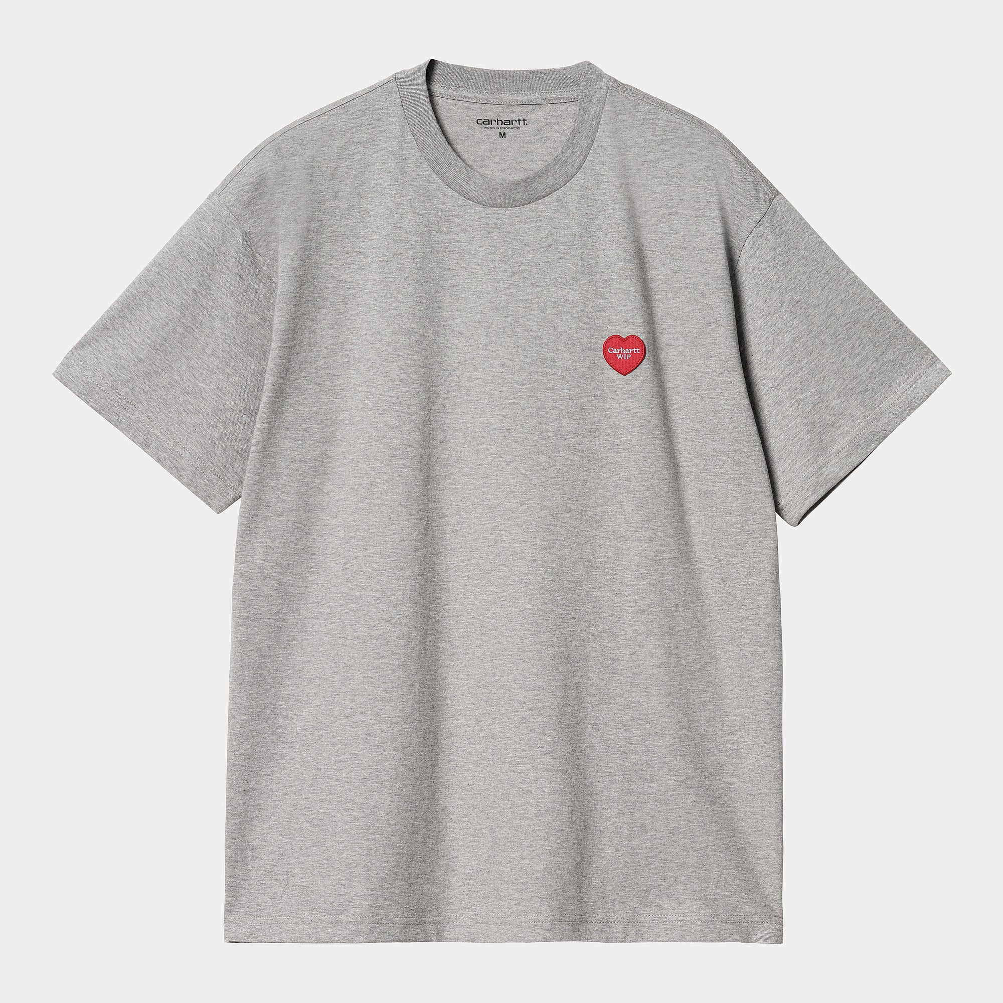 Carhartt WIP Heart Patch T-Shirt - Grey Heather