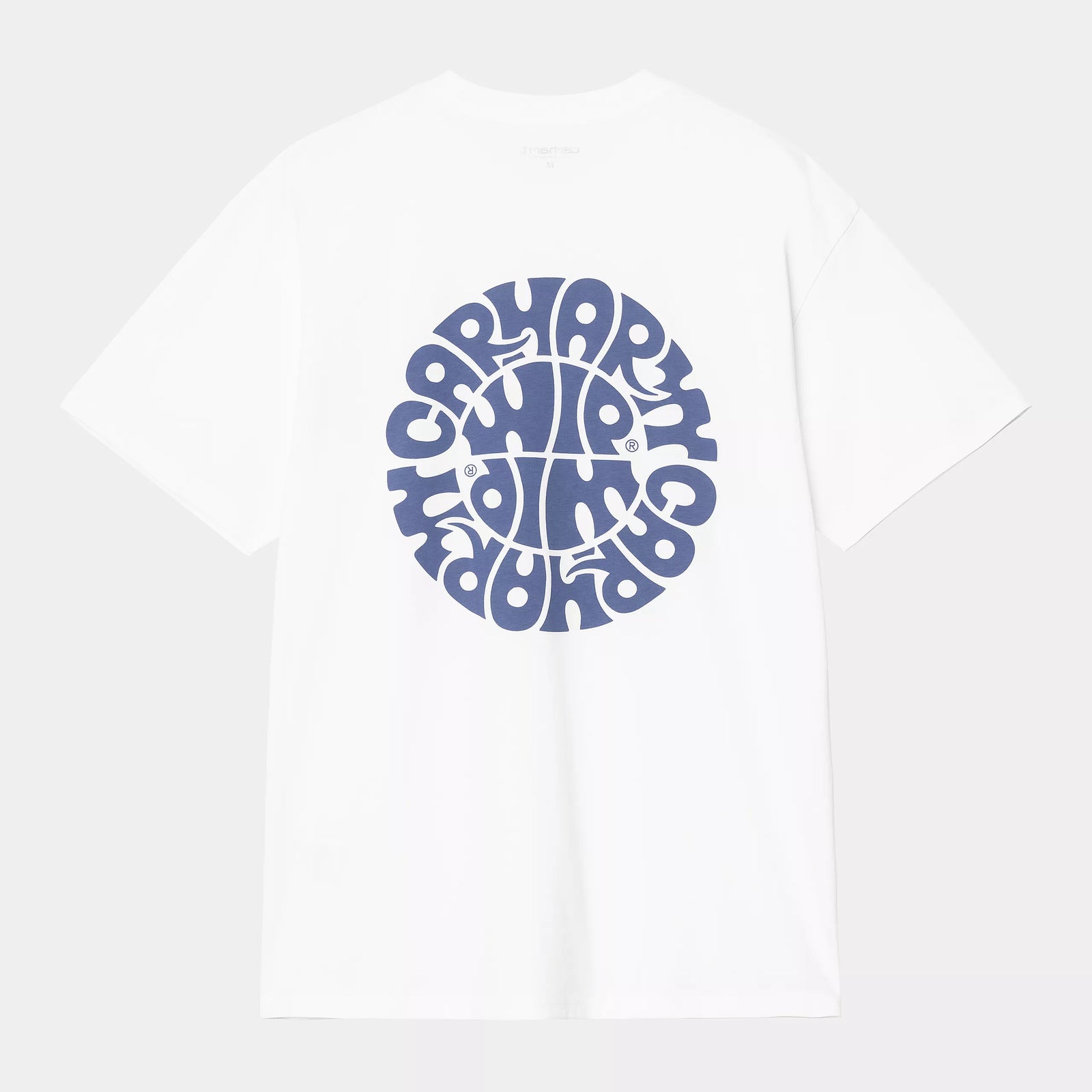 Carhartt WIP Jazzy T-Shirt - White / Blue Iris