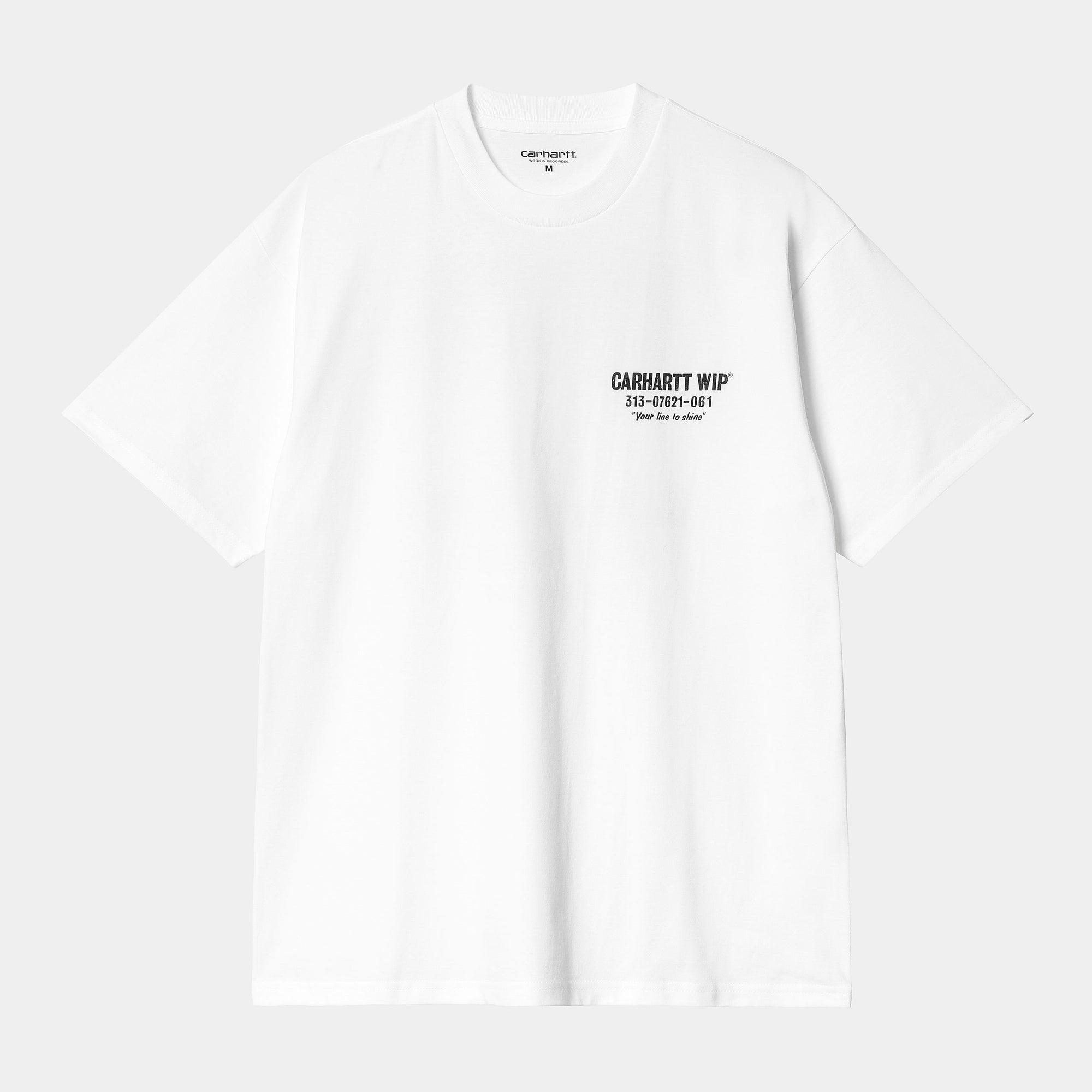 Carhartt WIP Less Troubles T-Shirt - White / Black