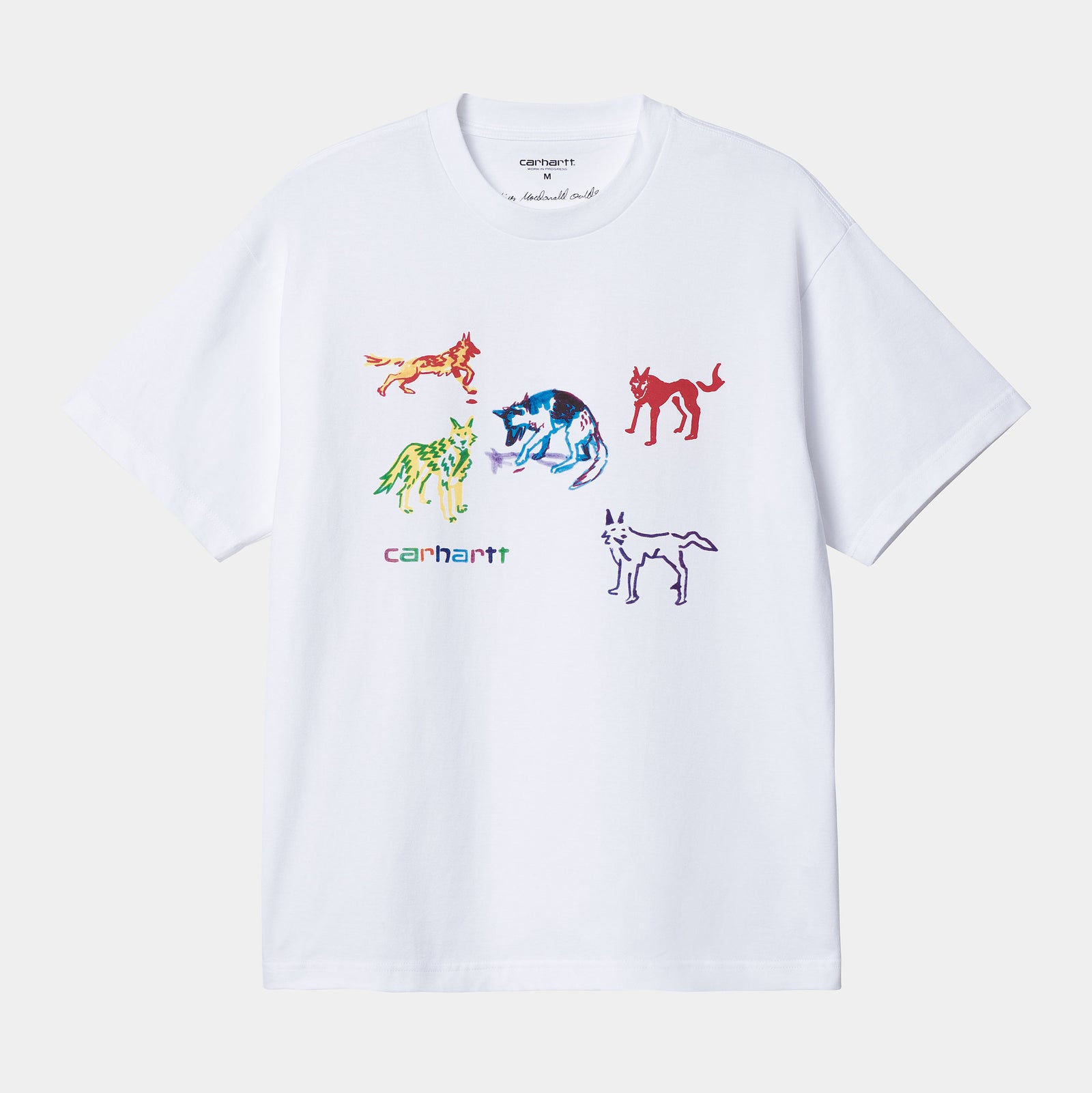 Carhartt WIP Ollie Mac Huskies T-Shirt - White