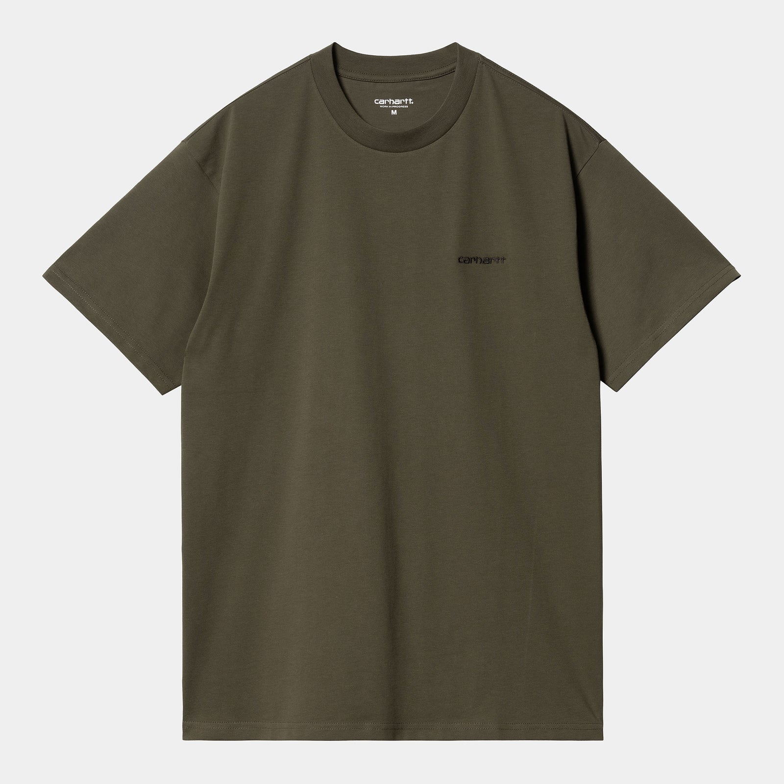 Carhartt WIP Script Embroidery T-Shirt - Cypress / Black
