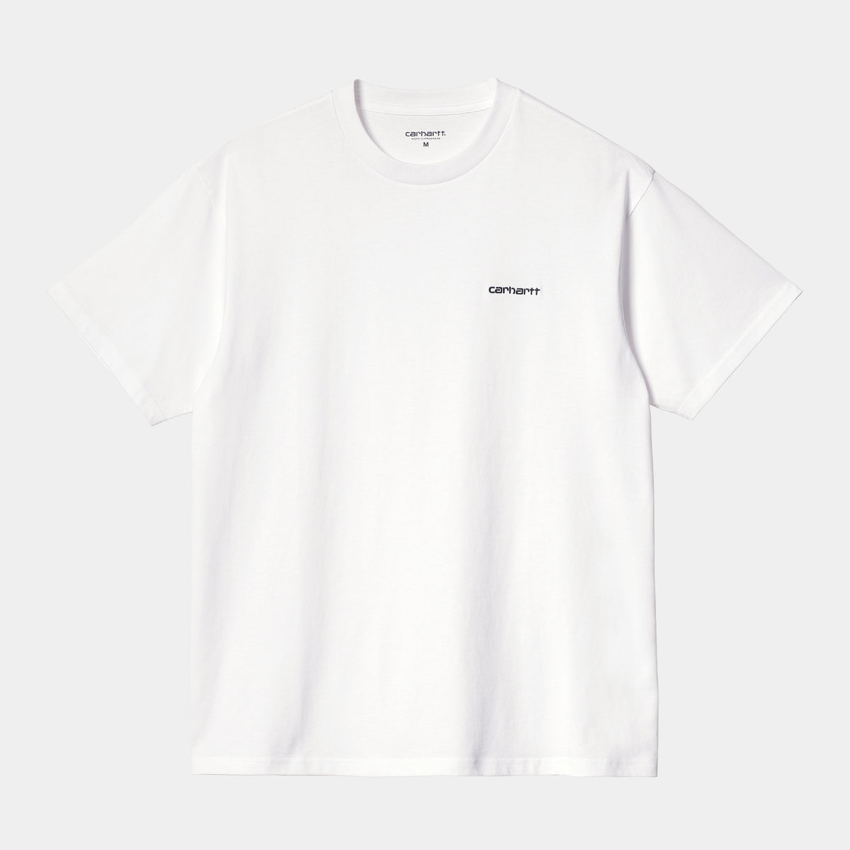 Carhartt WIP Script Embroidery T-Shirt - White / Black