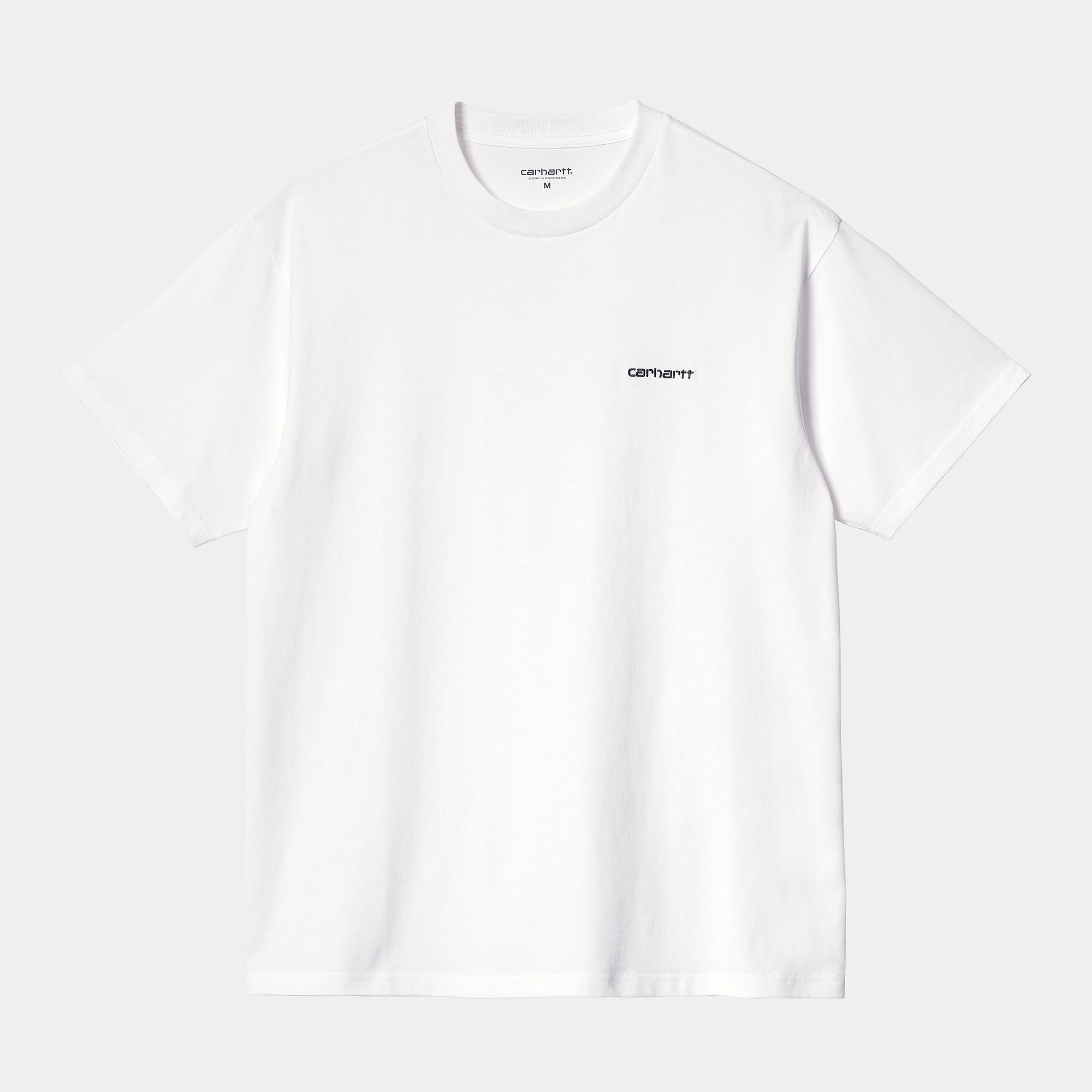 Carhartt WIP Script Embroidery T-Shirt - White / Black