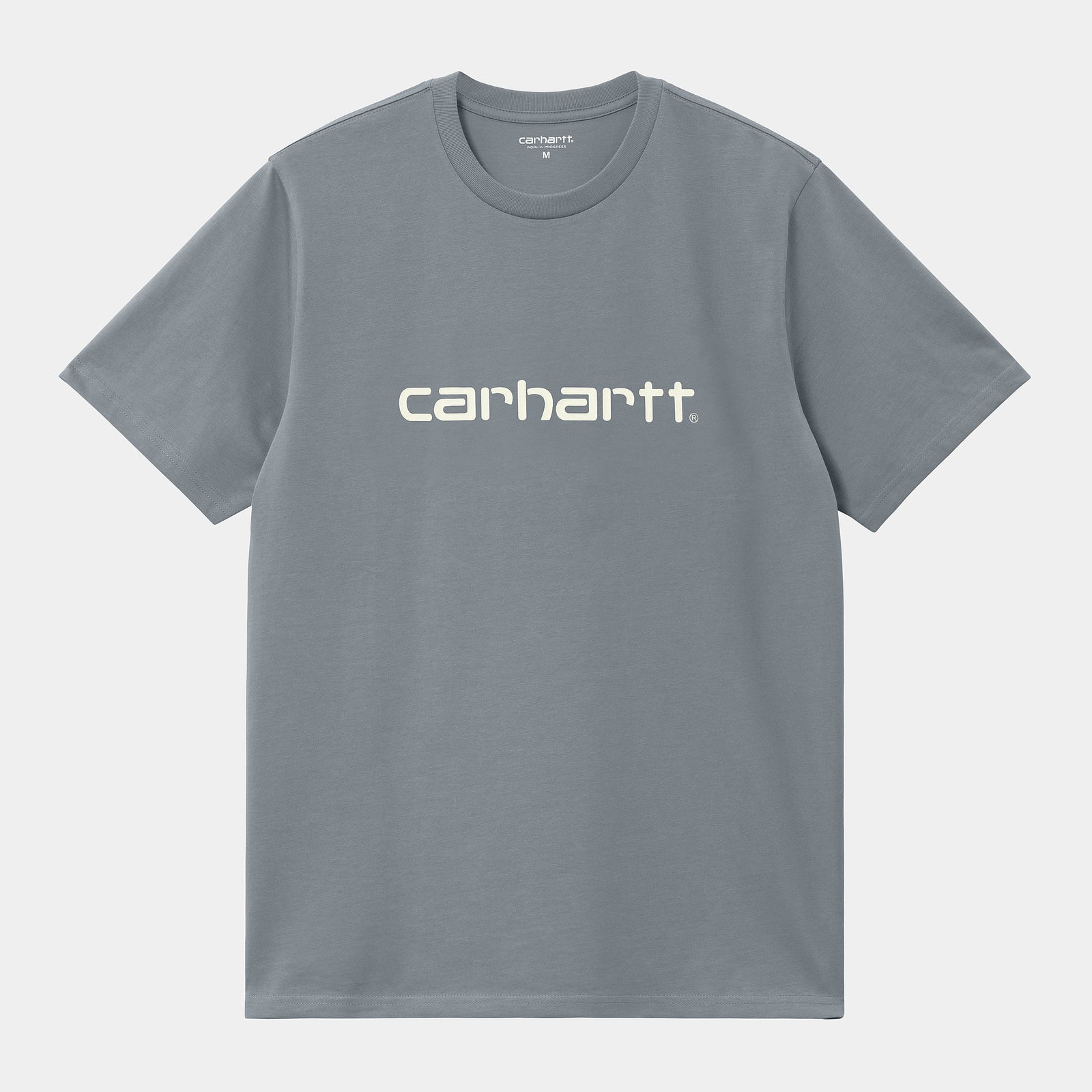 Carhartt WIP Script T-Shirt - Dove Grey / Wax